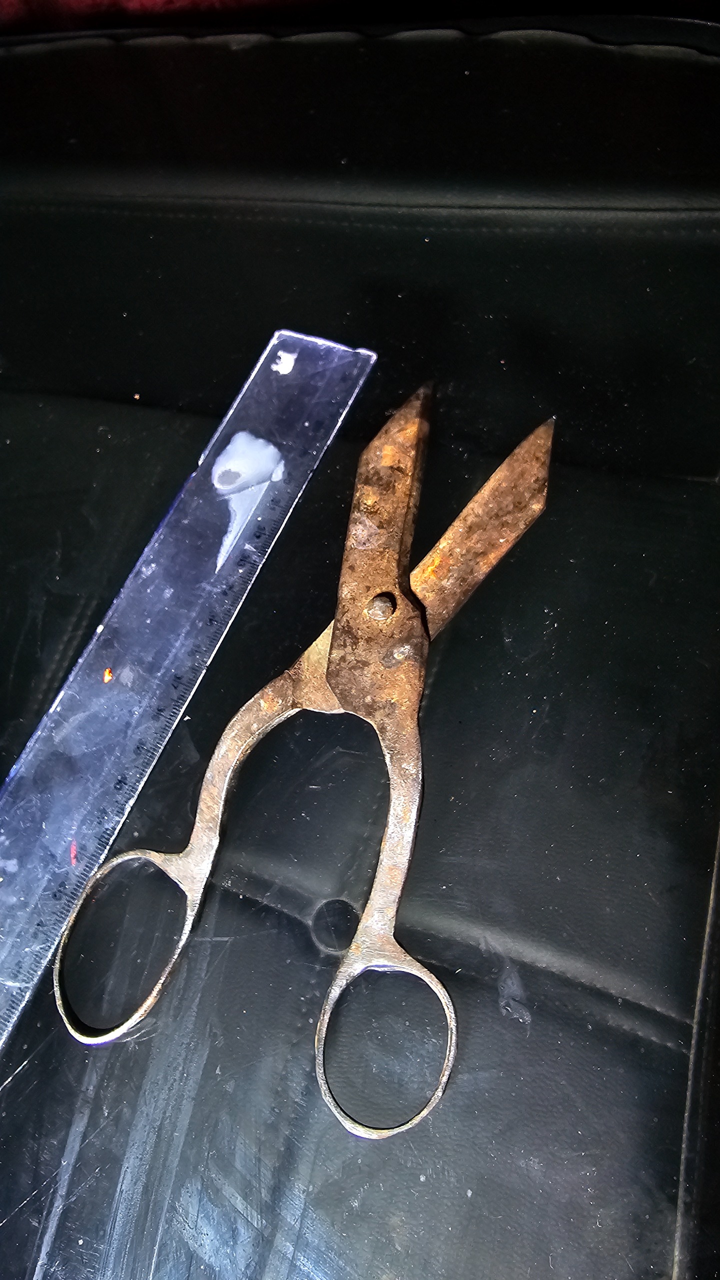 قیچی برش قالیبافی قدیمی