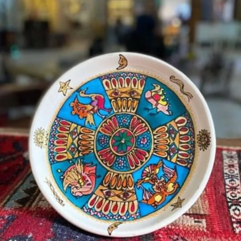 بشقاب دیواری نقاشی ویترای