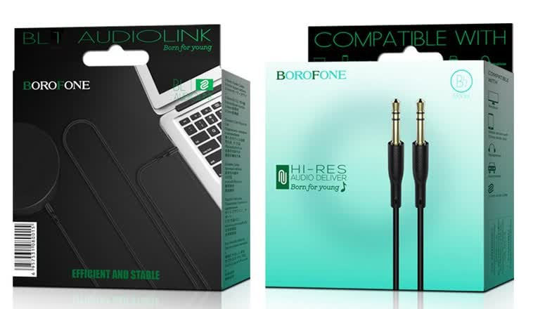 کابل صوتی AUX بروفون مدل BL1 به طول 1 متر