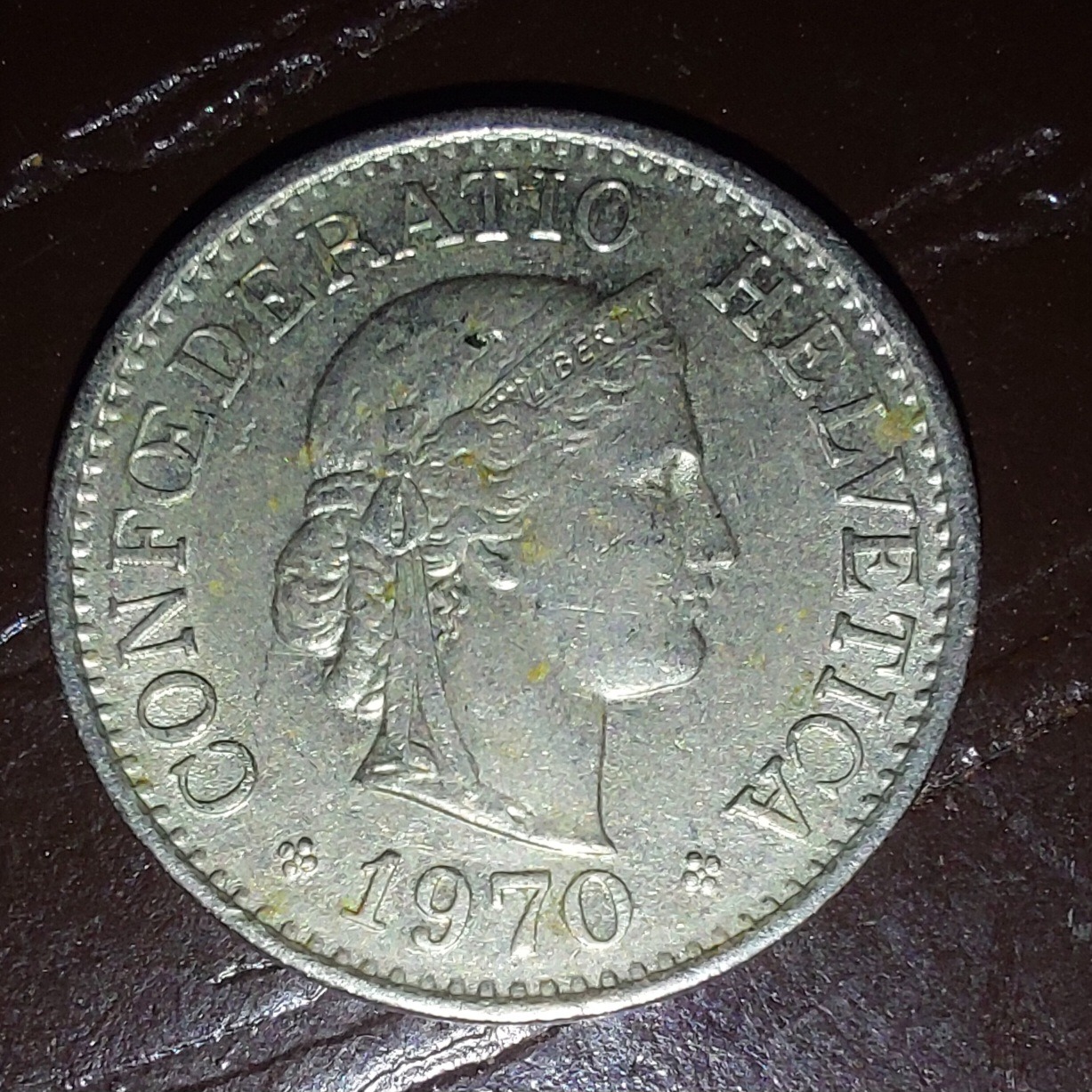 10 سنتیم سوئیس 1970