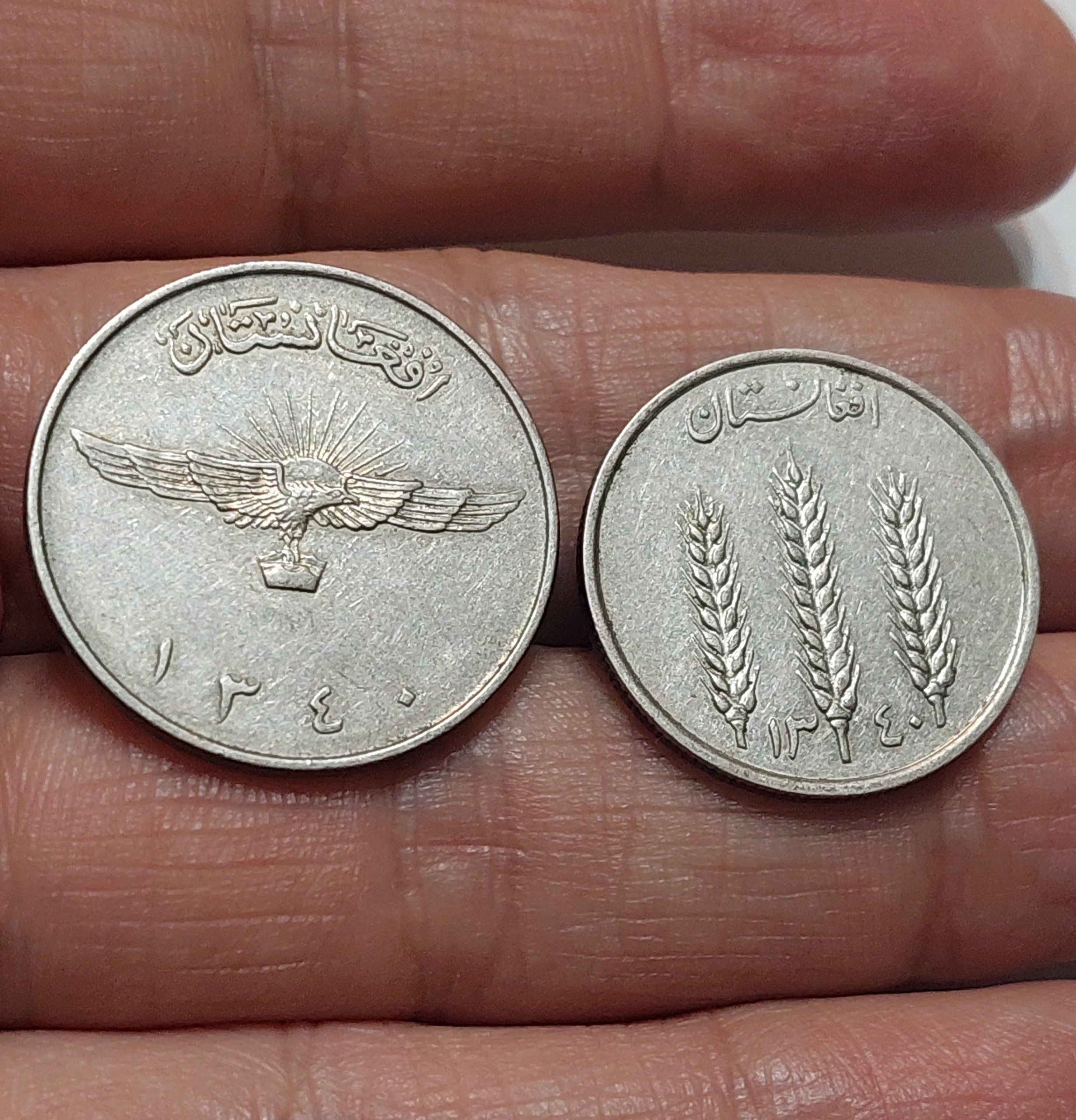 2 عدد سکه افغانستان باهم