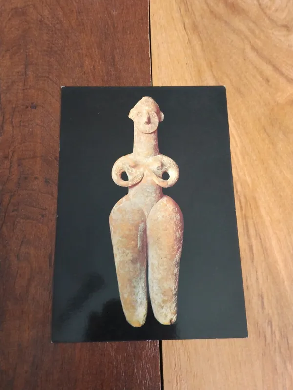 کارت پستال تندیس زن
