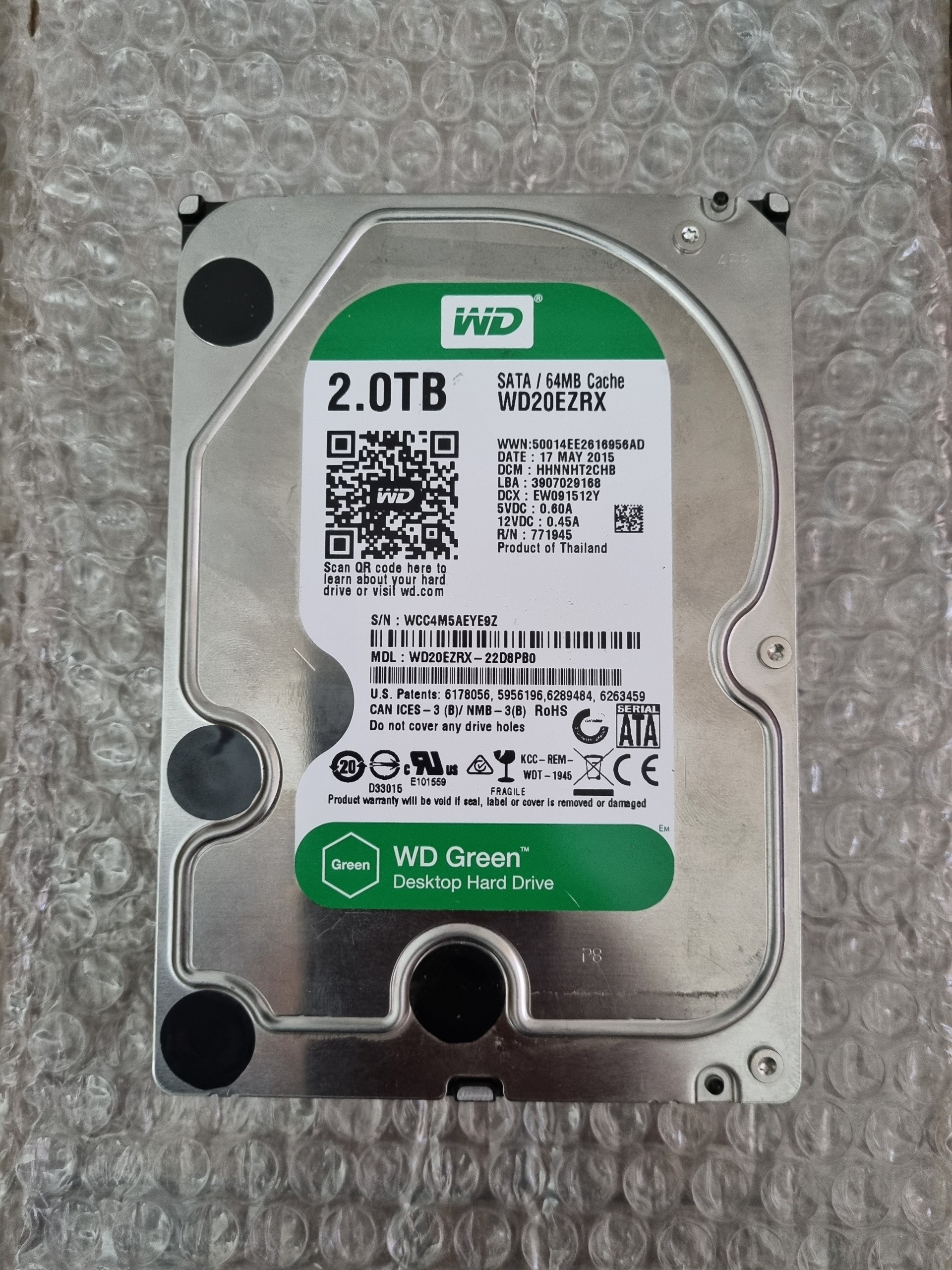 هارد وسترن دیجیتال 3.5 اینچی سبز 2 ترابایت