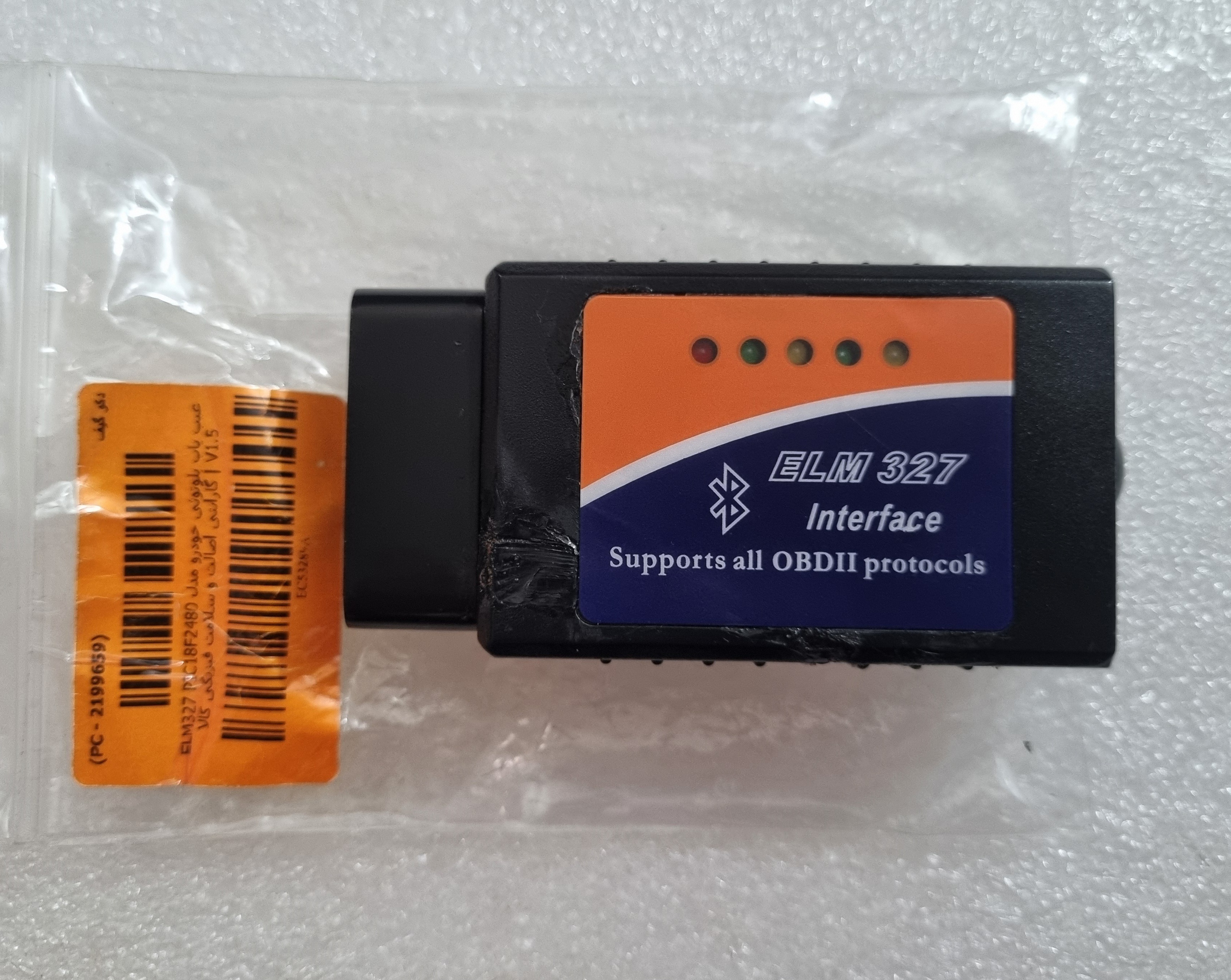 دیاگ بلوتوثی OBD2 (ELM327 مبتنی بر PIC18F25K80)