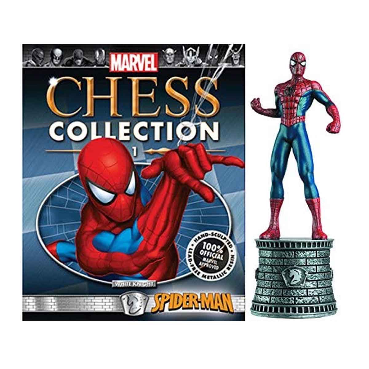 فیگور اسپایدرمن کلکسیون شترنج با کمیک spiderman