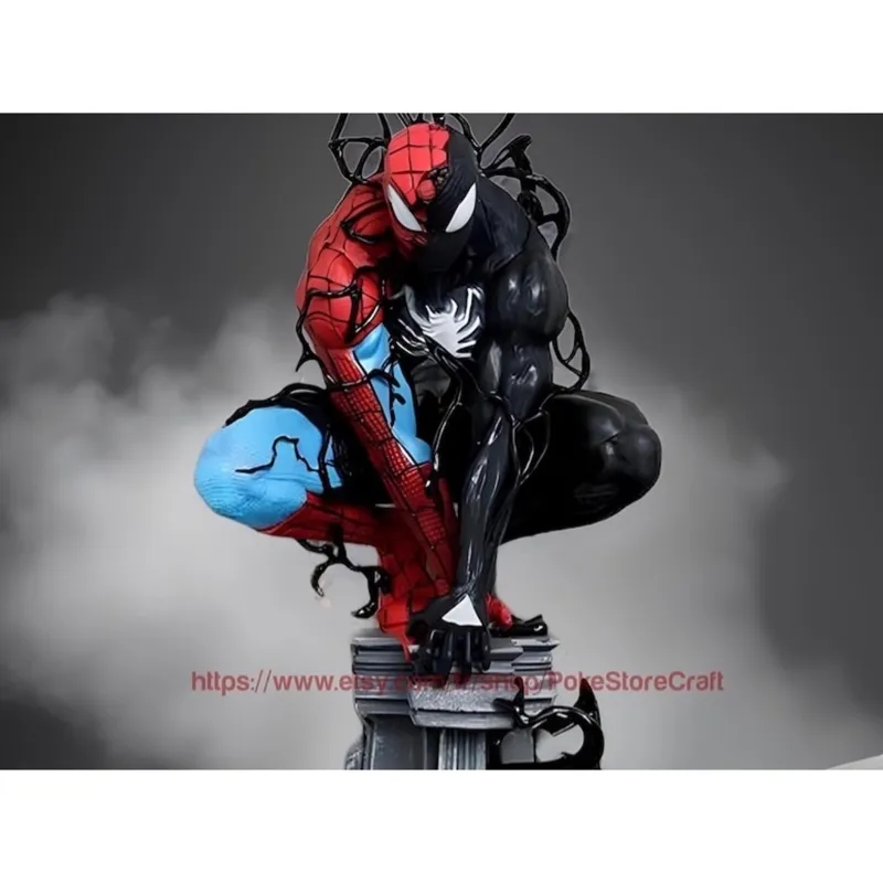 مجسمه اسپایدرمن تبدیل به ونوم Spiderman statue