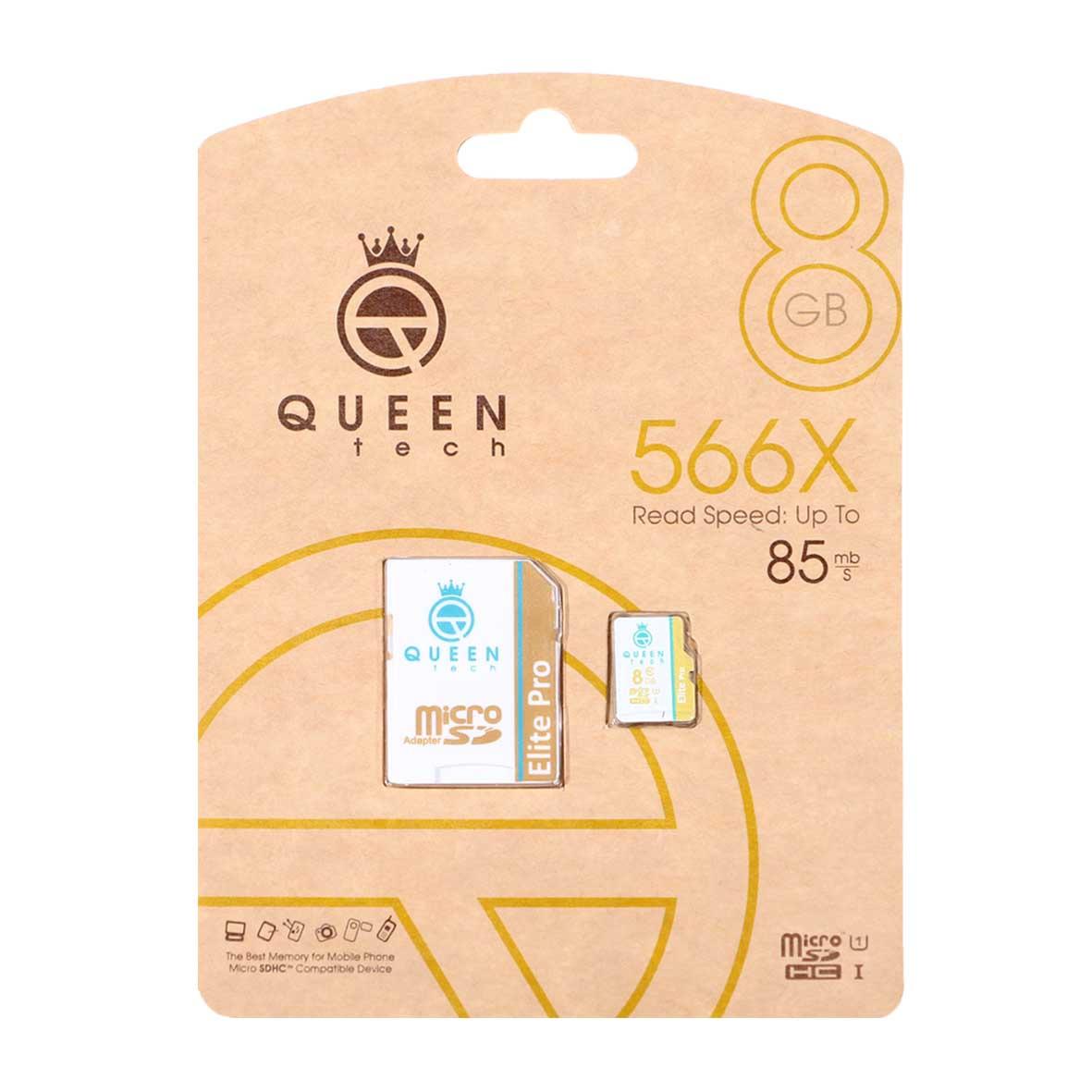کارت حافظهQueen 8GB MicroSD Class10 U1 -85MB/s-