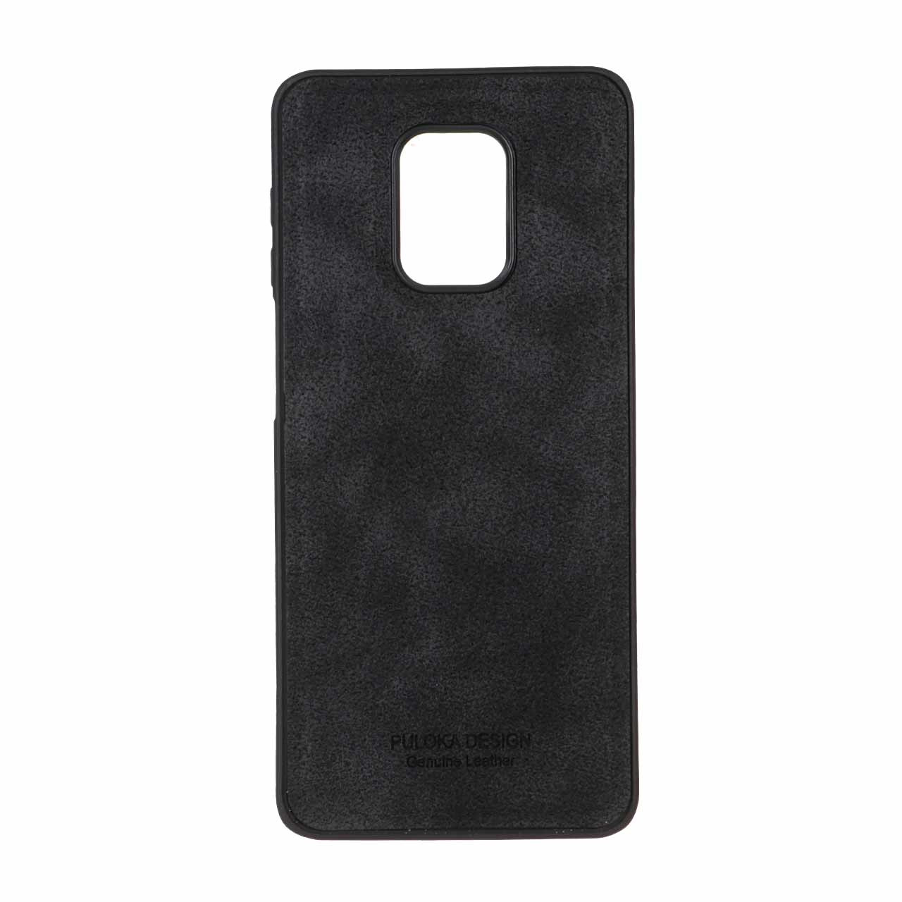 قاب طرح چرمPuloka Design شیائومیNote9S مشکی