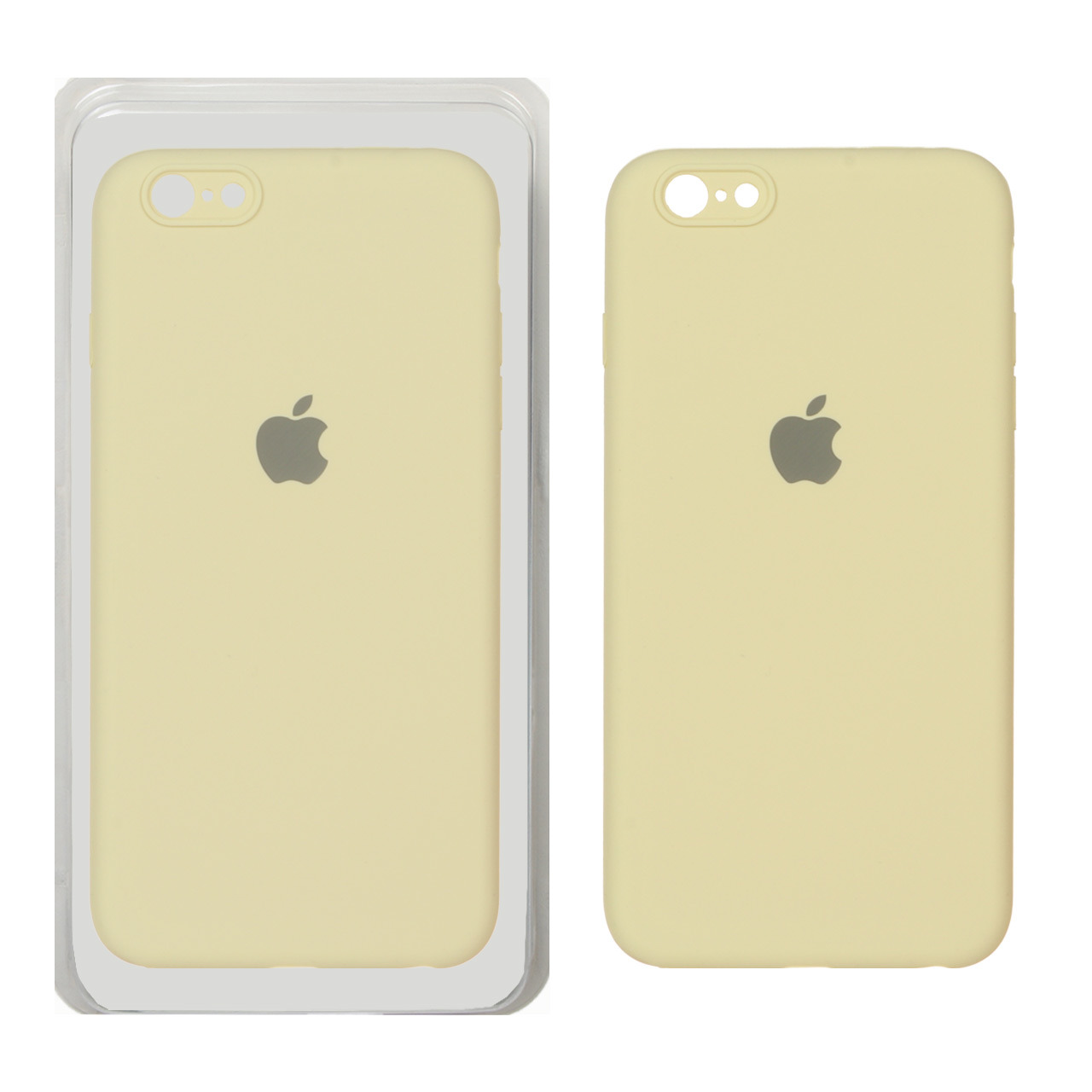 قاب سیلیکونی پاک کنی اورجینال آیفون 6Plus لیمویی