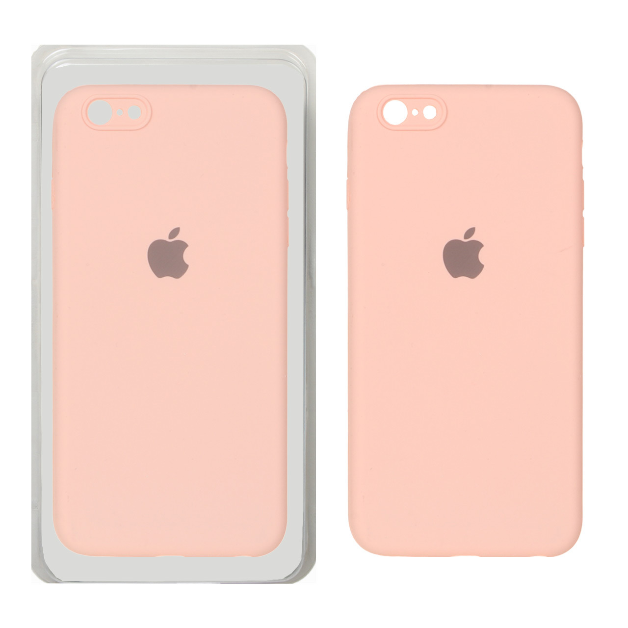 قاب سیلیکونی پاک کنی اورجینال آیفون 6Plus گلبهی