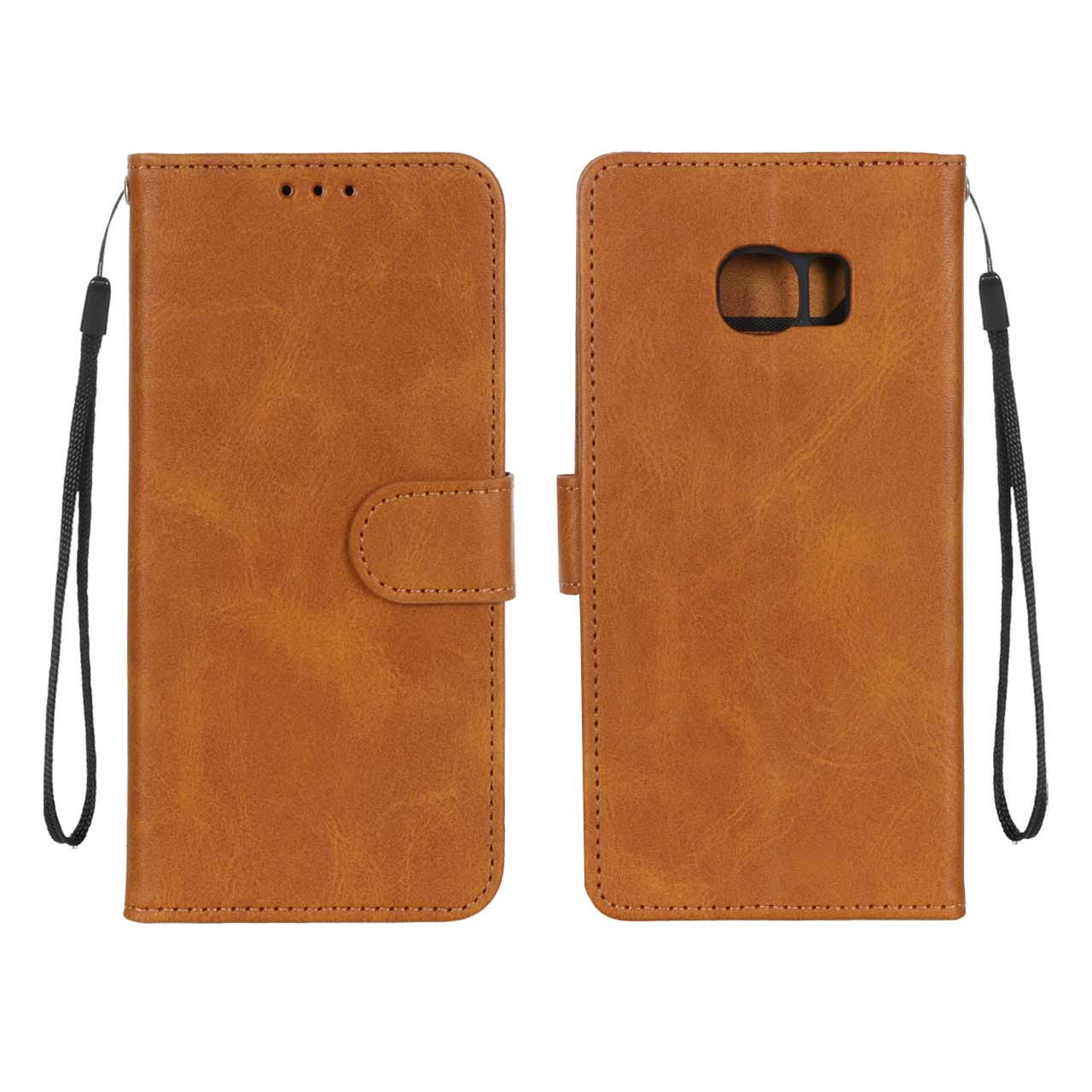 کیف موبایل مگنتی درجه یکMNC سامسونگS7Edge عسلی