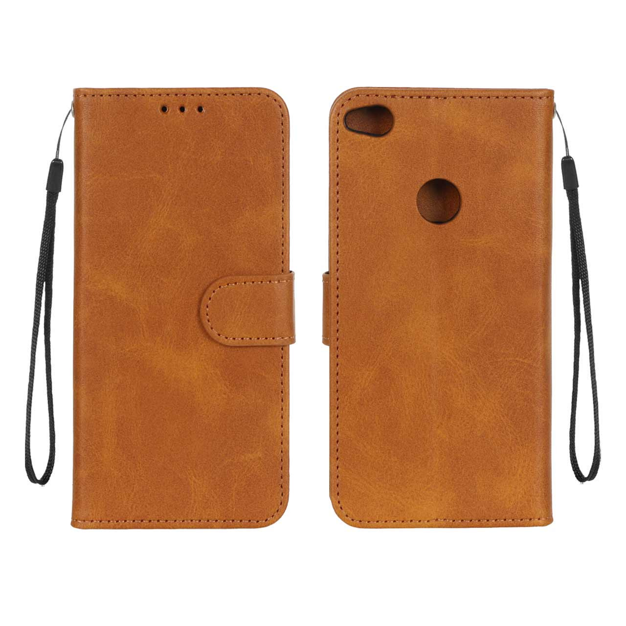 کیف موبایل مگنتی درجه یکMNC آنر 8Lite عسلی