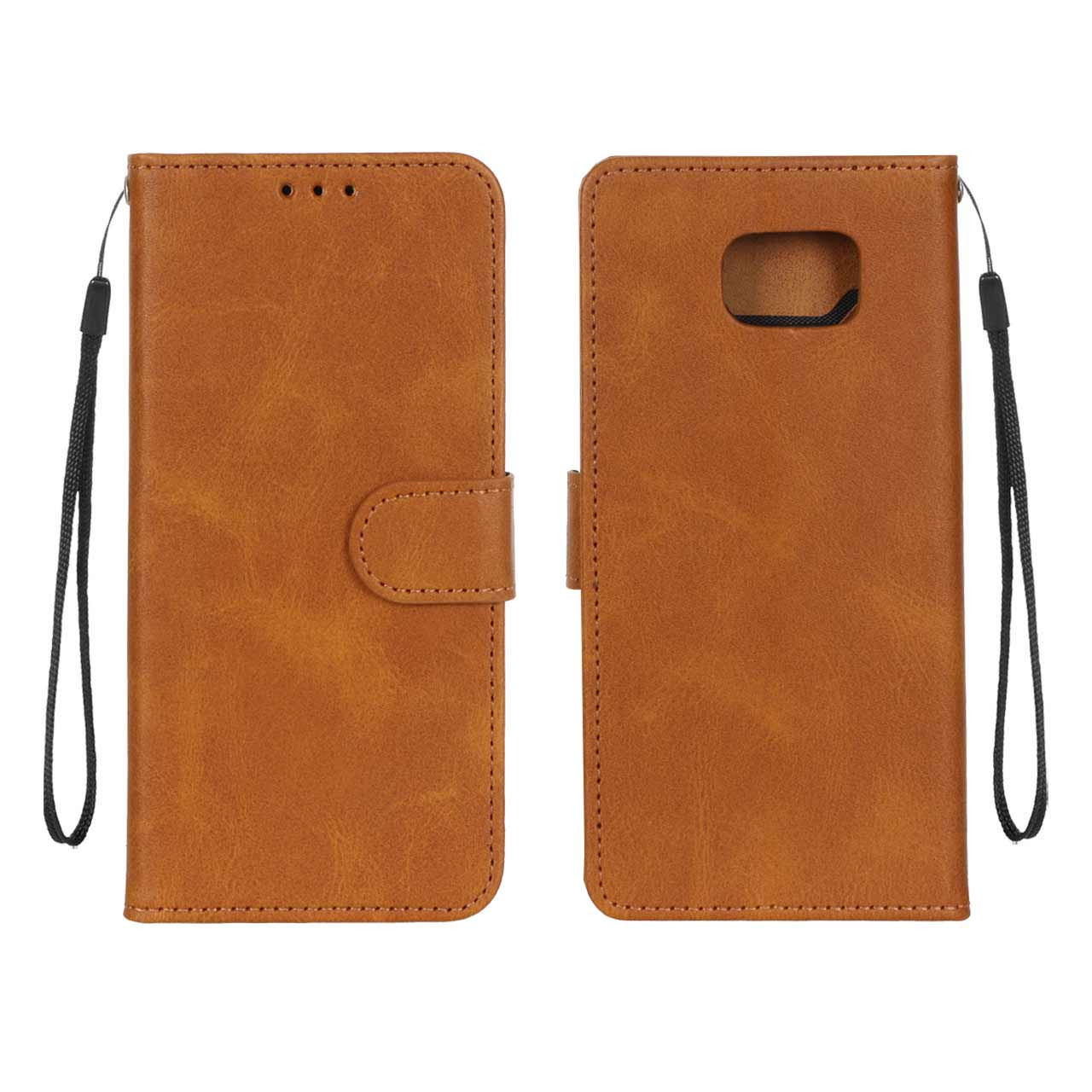 کیف موبایل مگنتی درجه یکMNC سامسونگNote5 عسلی