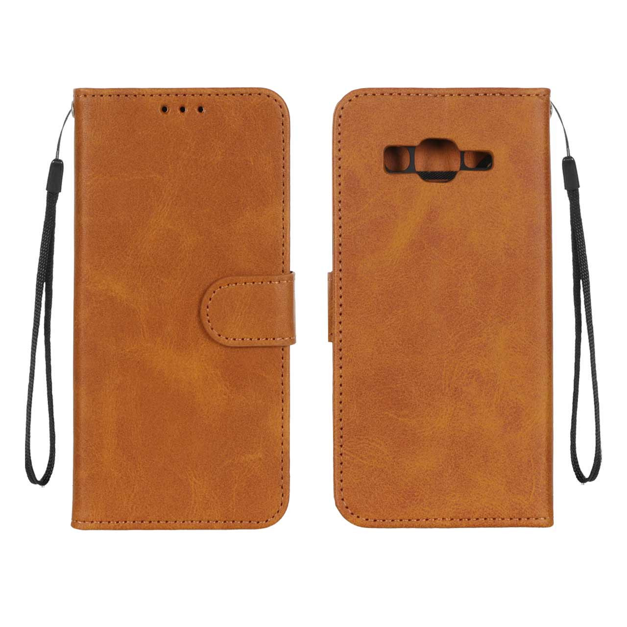 کیف موبایل مگنتی درجه یکMNC سامسونگ J2Prime عسلی