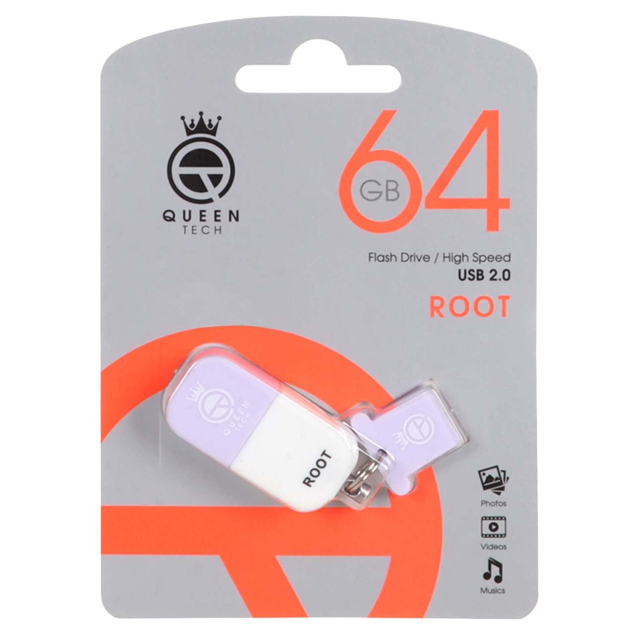 فلش 64GB USB2 Queen Root یاسی