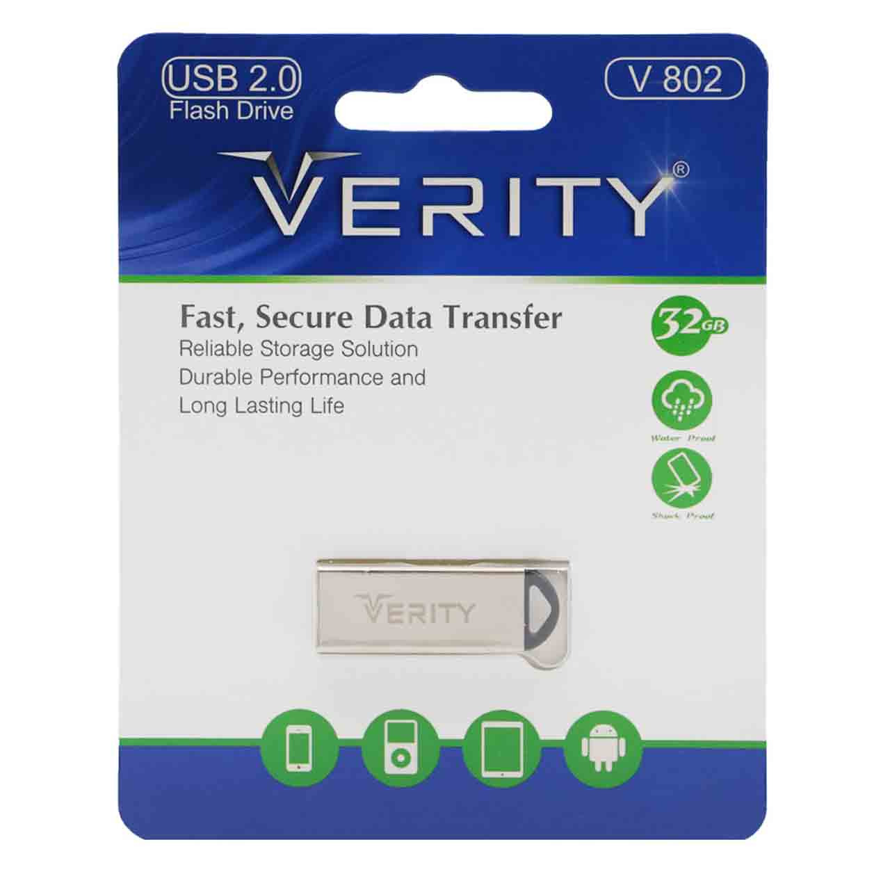 فلش 32GB USB2 Verity V802
