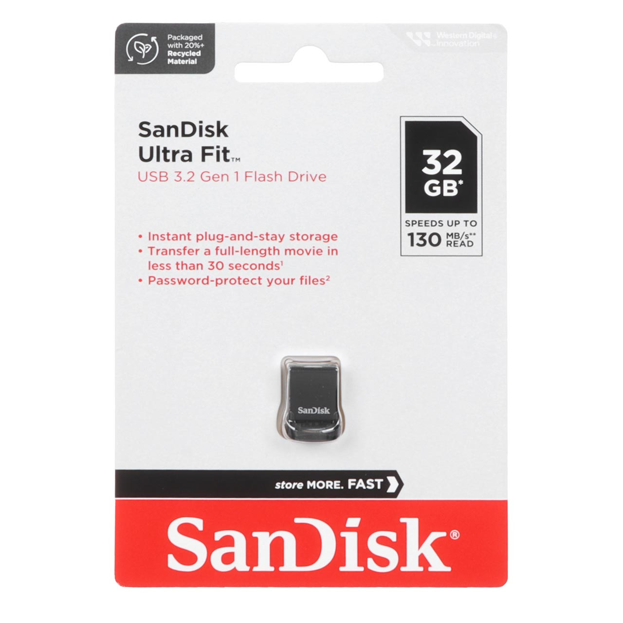 فلش 32GB USB3.2 Sandisk Ultra Fit