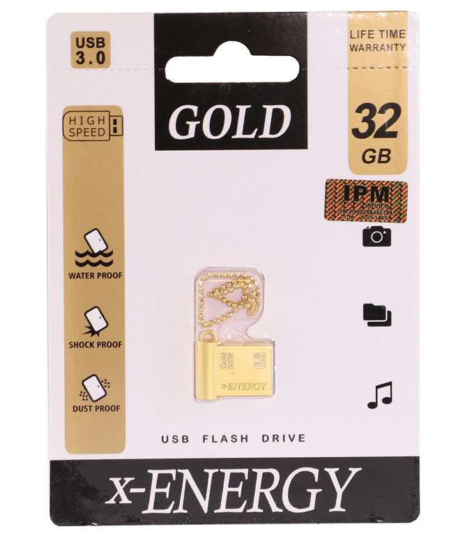 فلش 32GB USB3 X-ENERGY Gold