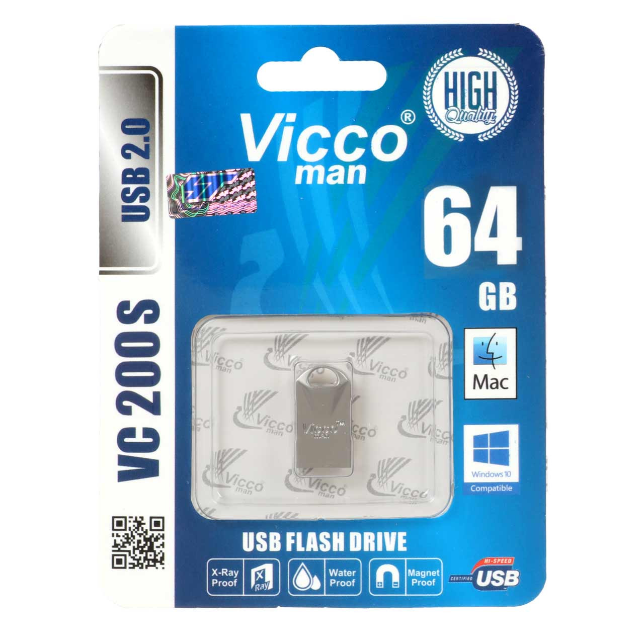 فلش 64GB USB2 Vicco VC2 s