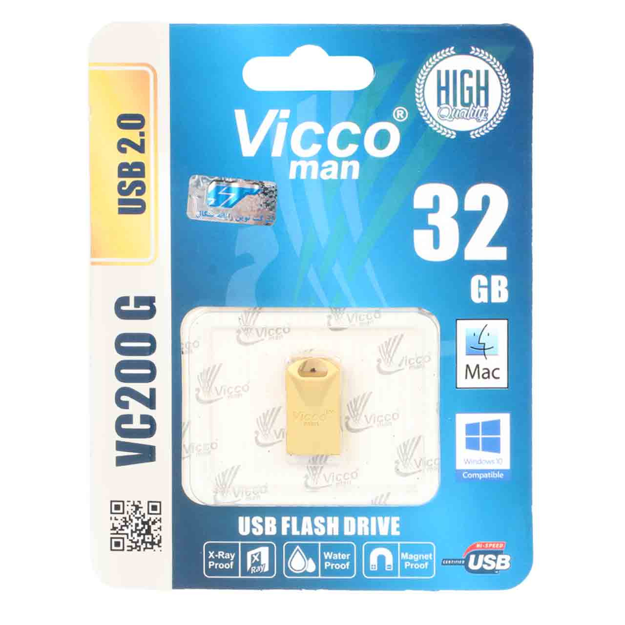 فلش 32GB USB2 Vicco man VC2 G