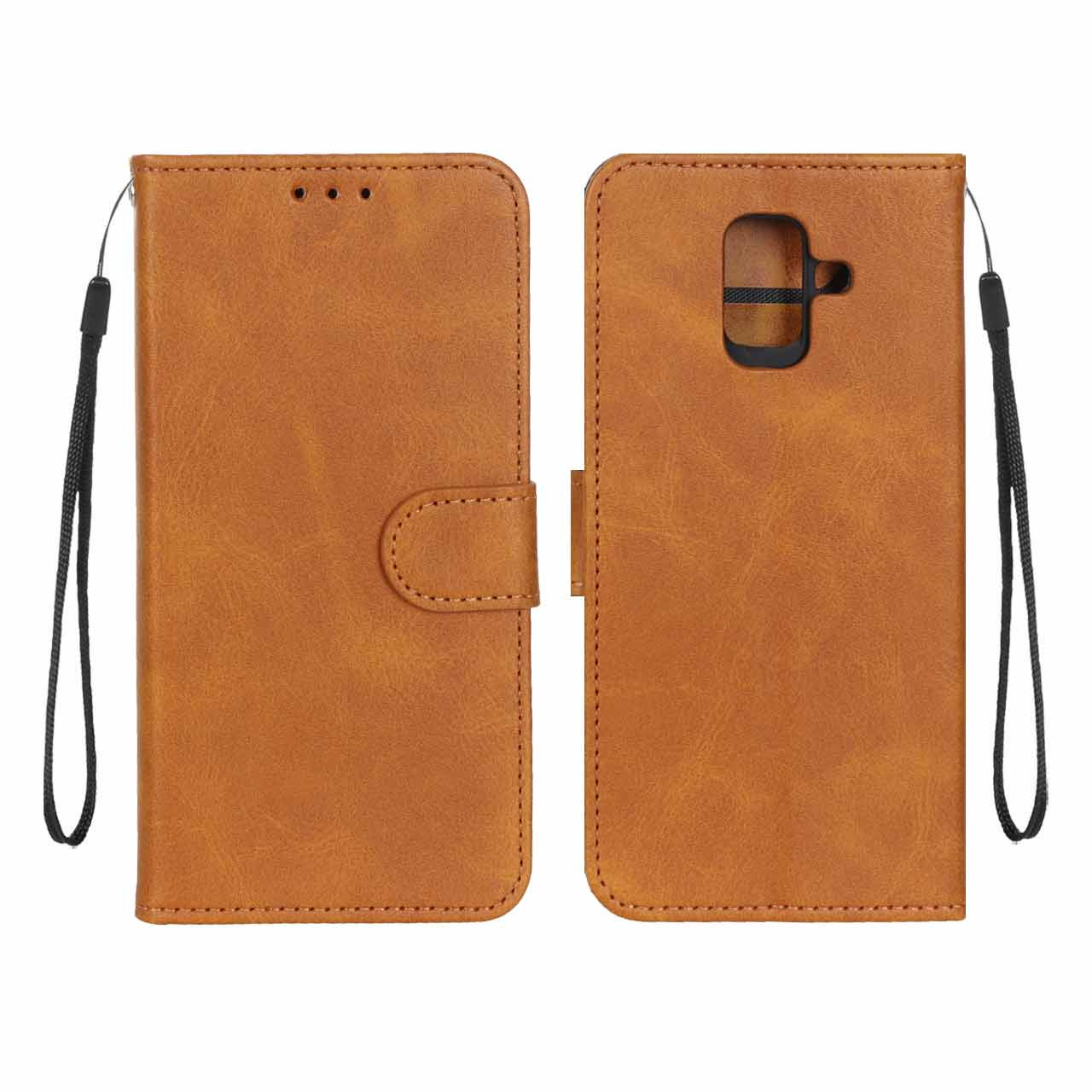 کیف موبایل مگنتی درجه یکMNC سامسونگA6 عسلی