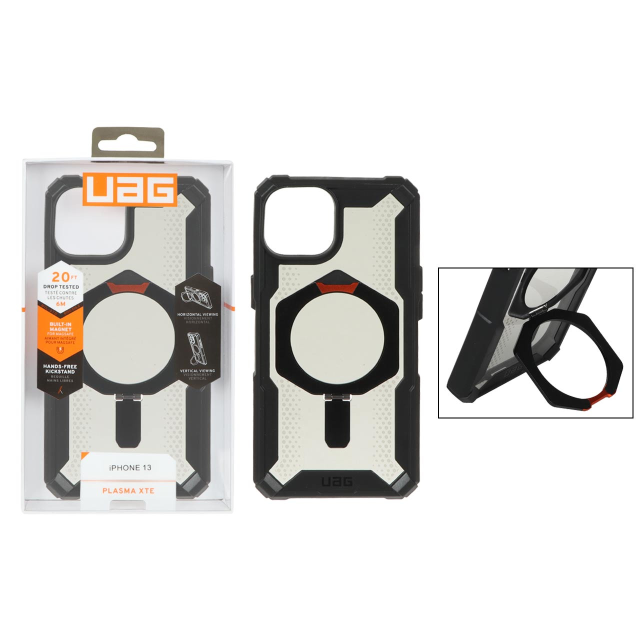 قاب اورجینال UAG استندشوMagSafe آیفون13 مشکی