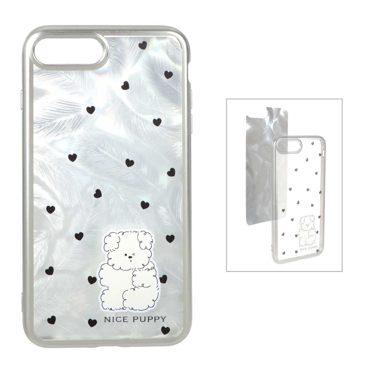 قاب ژله ای طرح دار سیلور آیفون 7Plus کد515