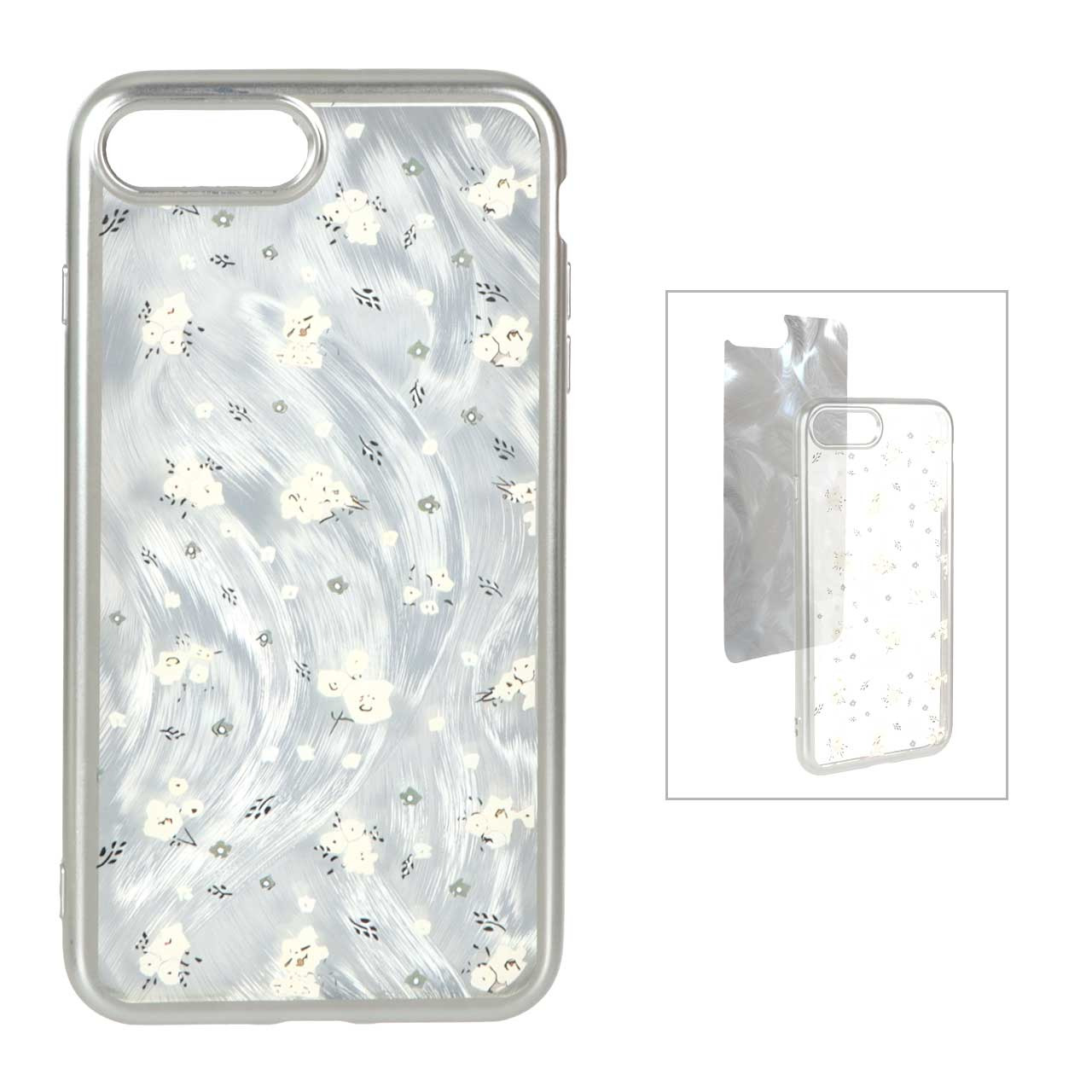 قاب ژله ای طرح دار سیلور آیفون 7Plus کد519