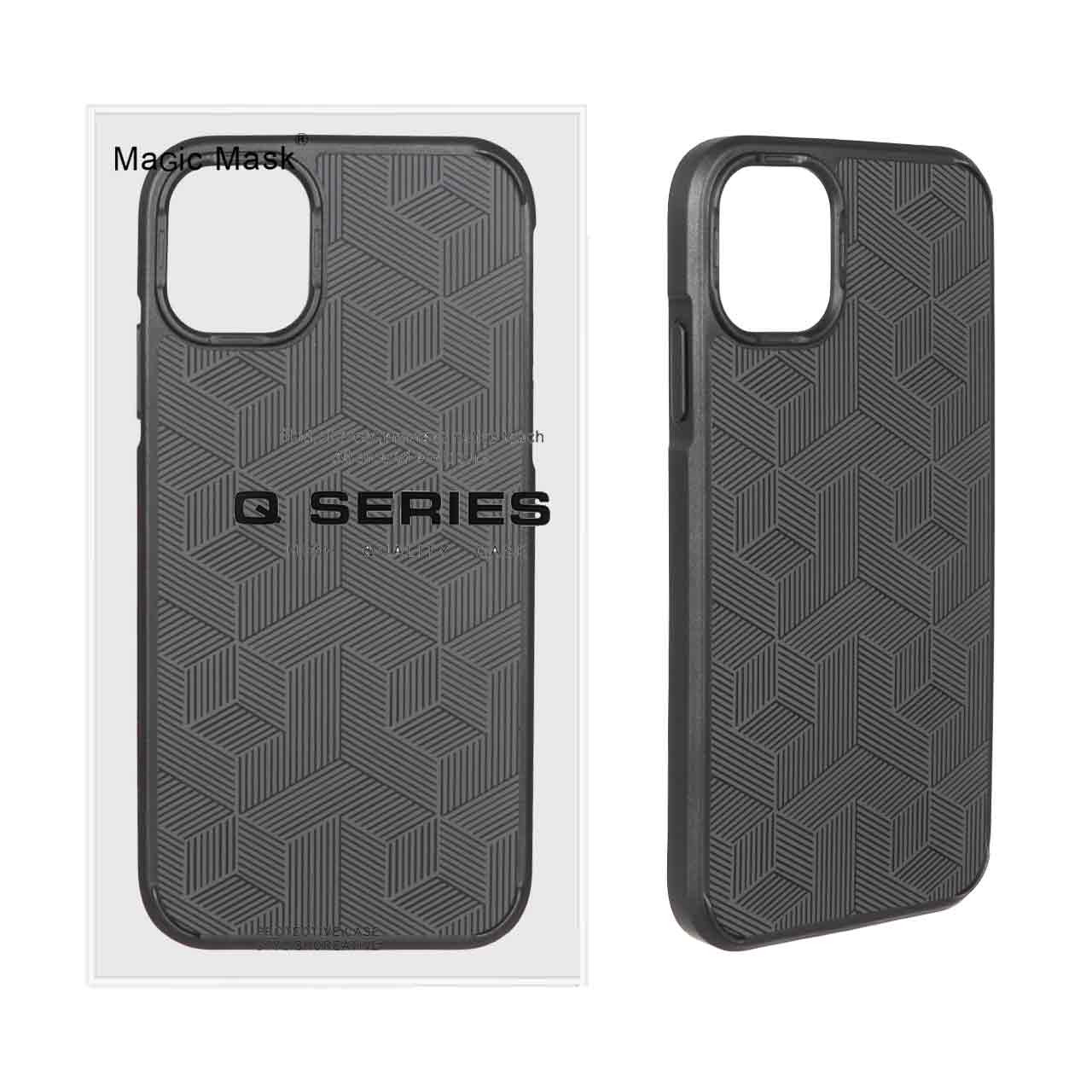 قاب اورجینال QSeries روبیک آیفون11 مشکی کد580