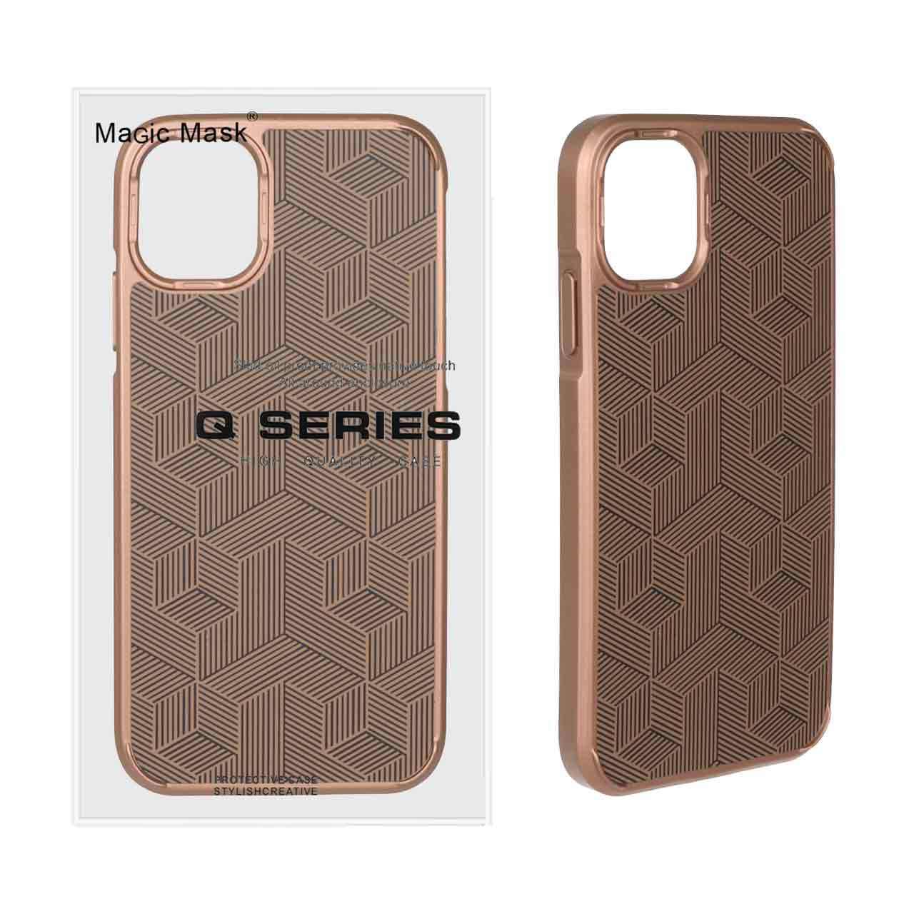 قاب اورجینال QSeries روبیک آیفون11 صحرایی کد582