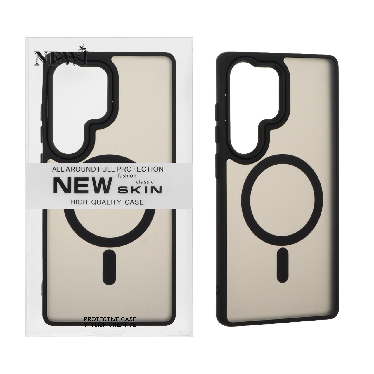 قابNewSkin ماتMagsafe سامسونگS25Ultra مشکی