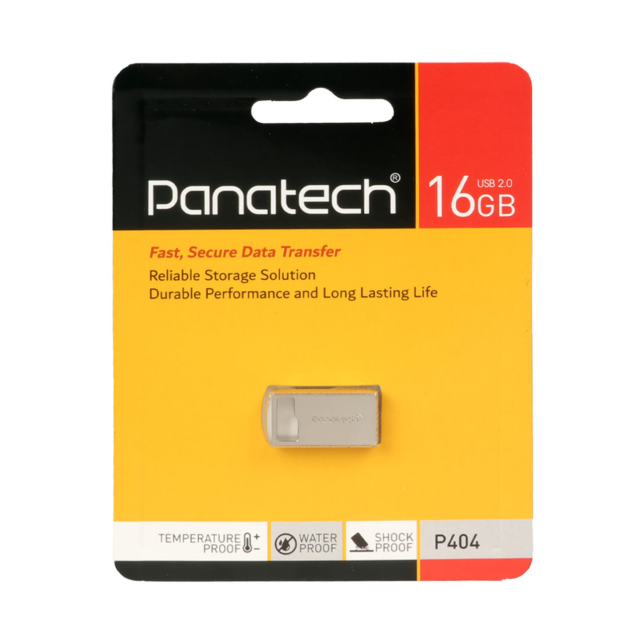 فلش 16GB USB2 Panatech P404 نقره ای