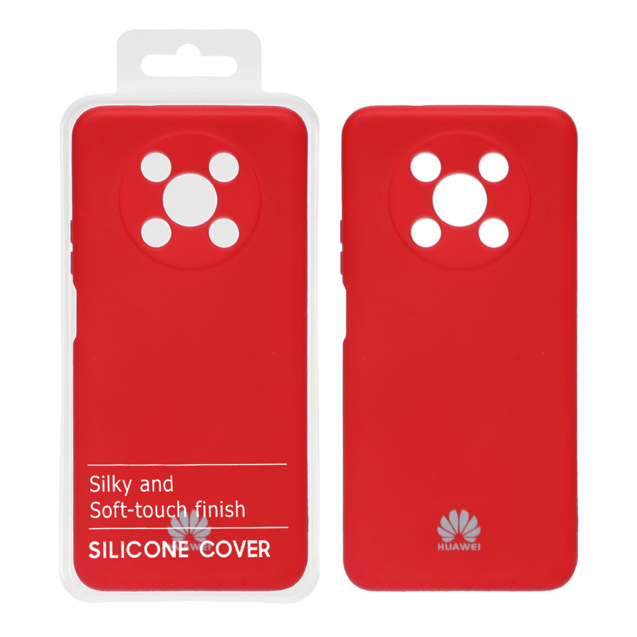 قاب نیو سیلیکون هواویNovaY90 قرمز