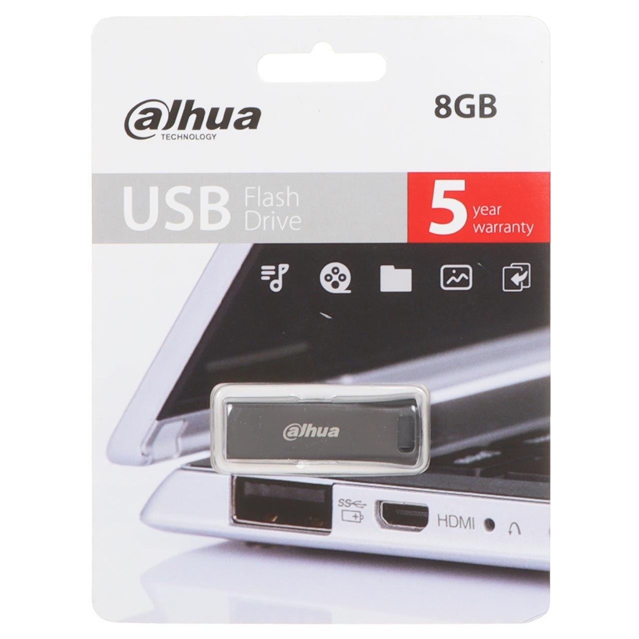 فلش 8GB USB2 Dahua U156 مشکی