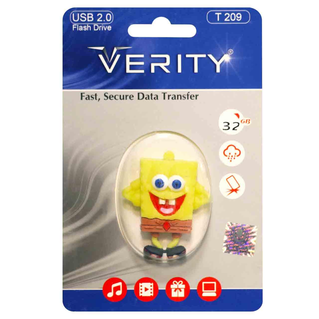 فلش 32GB USB2 Verity T209