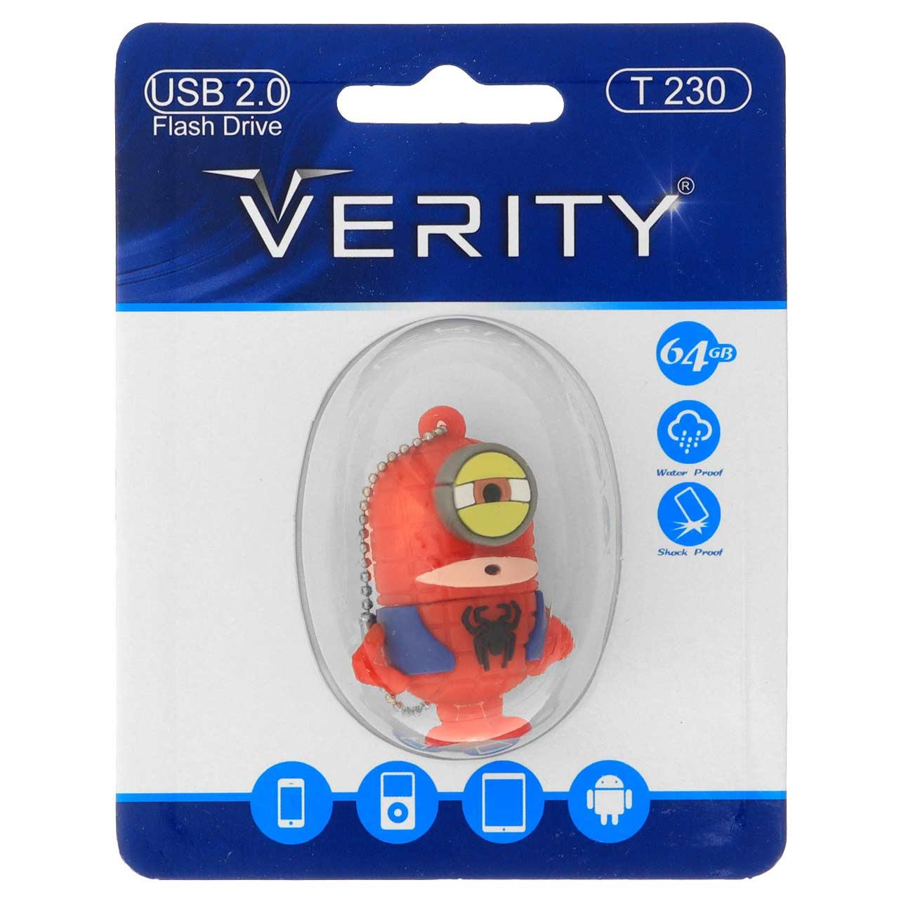 فلش 64GB USB2 Verity T230