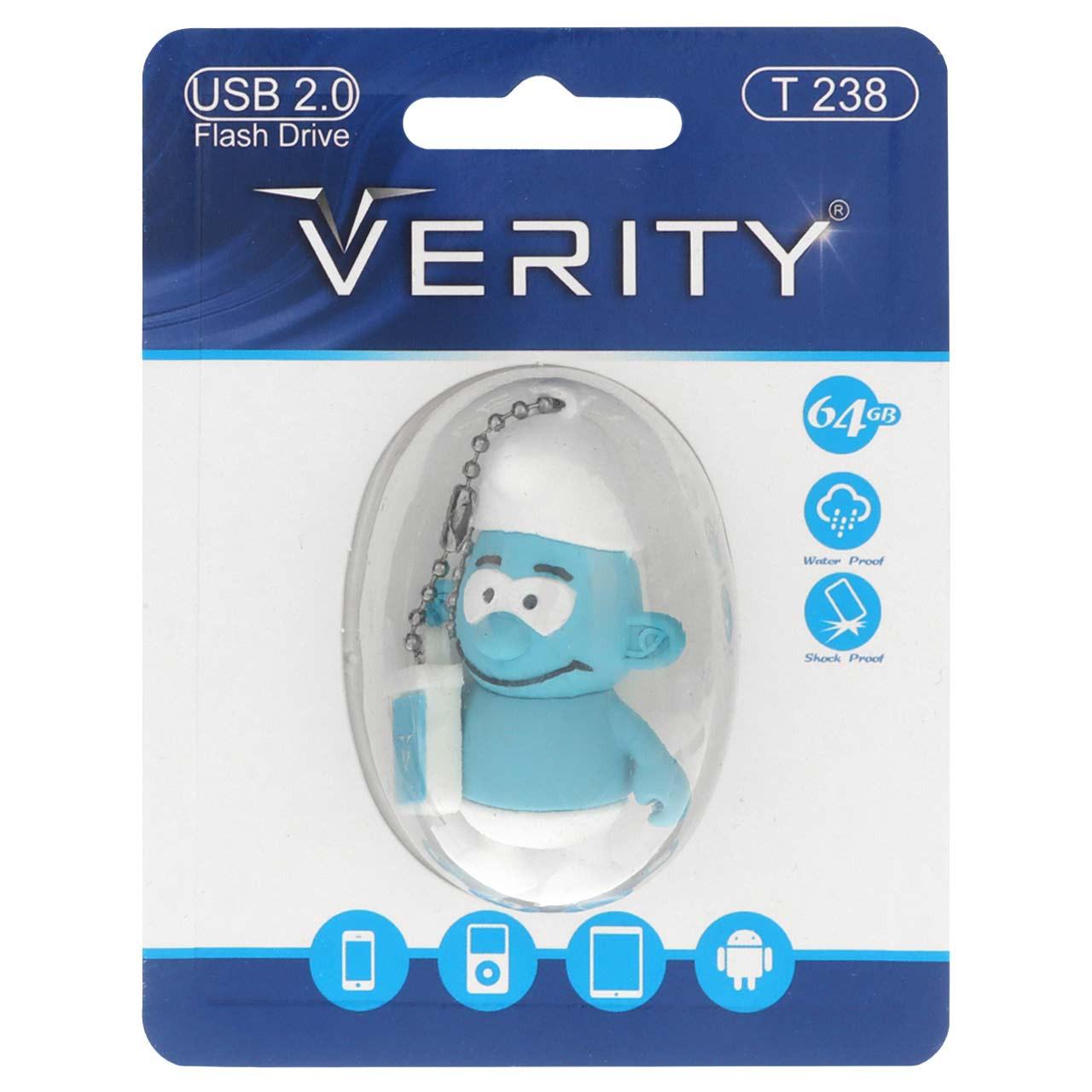 فلش 64GB USB2 Verity T238