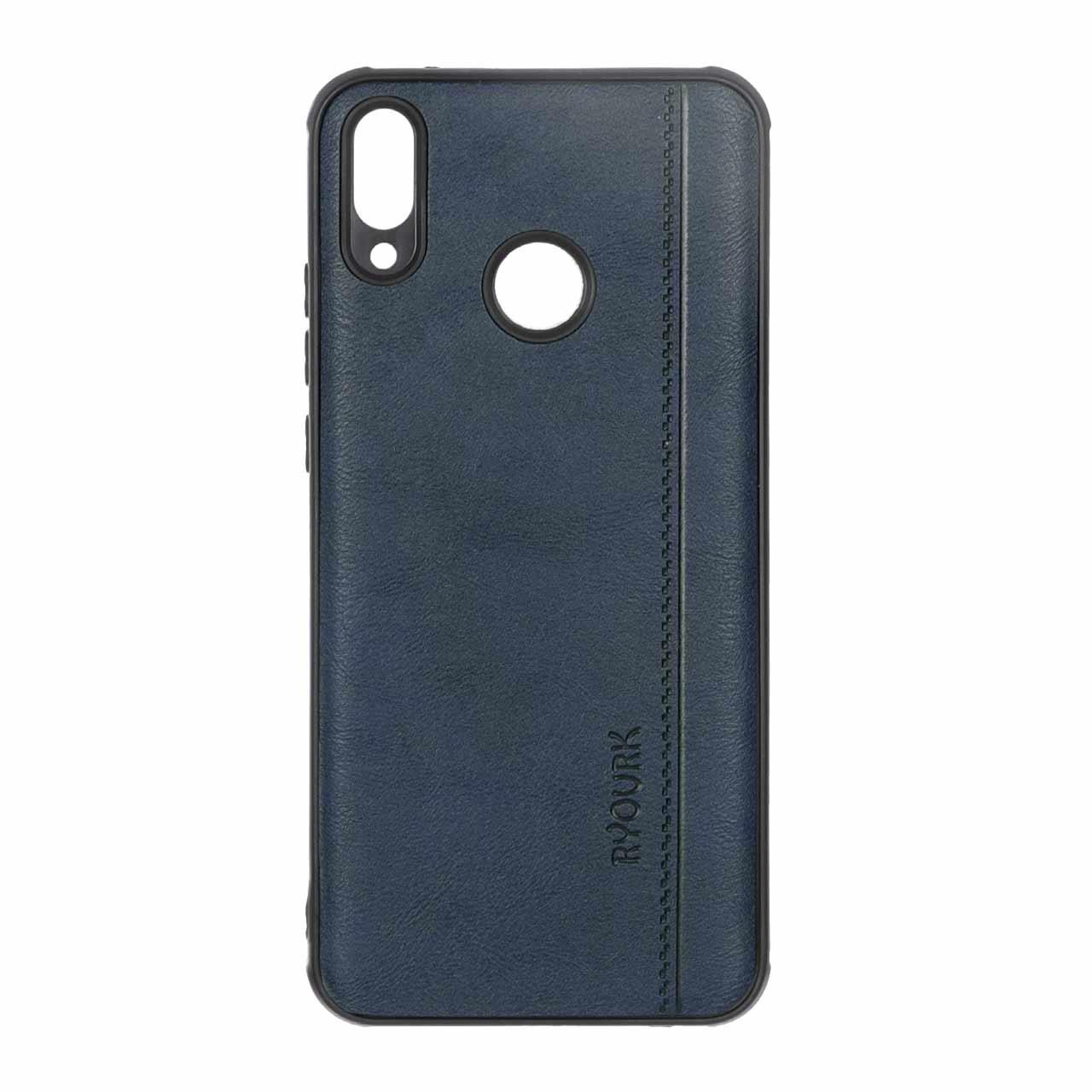 قاب طرح چرم RYOURK هواوی Y92019 سرمه ای