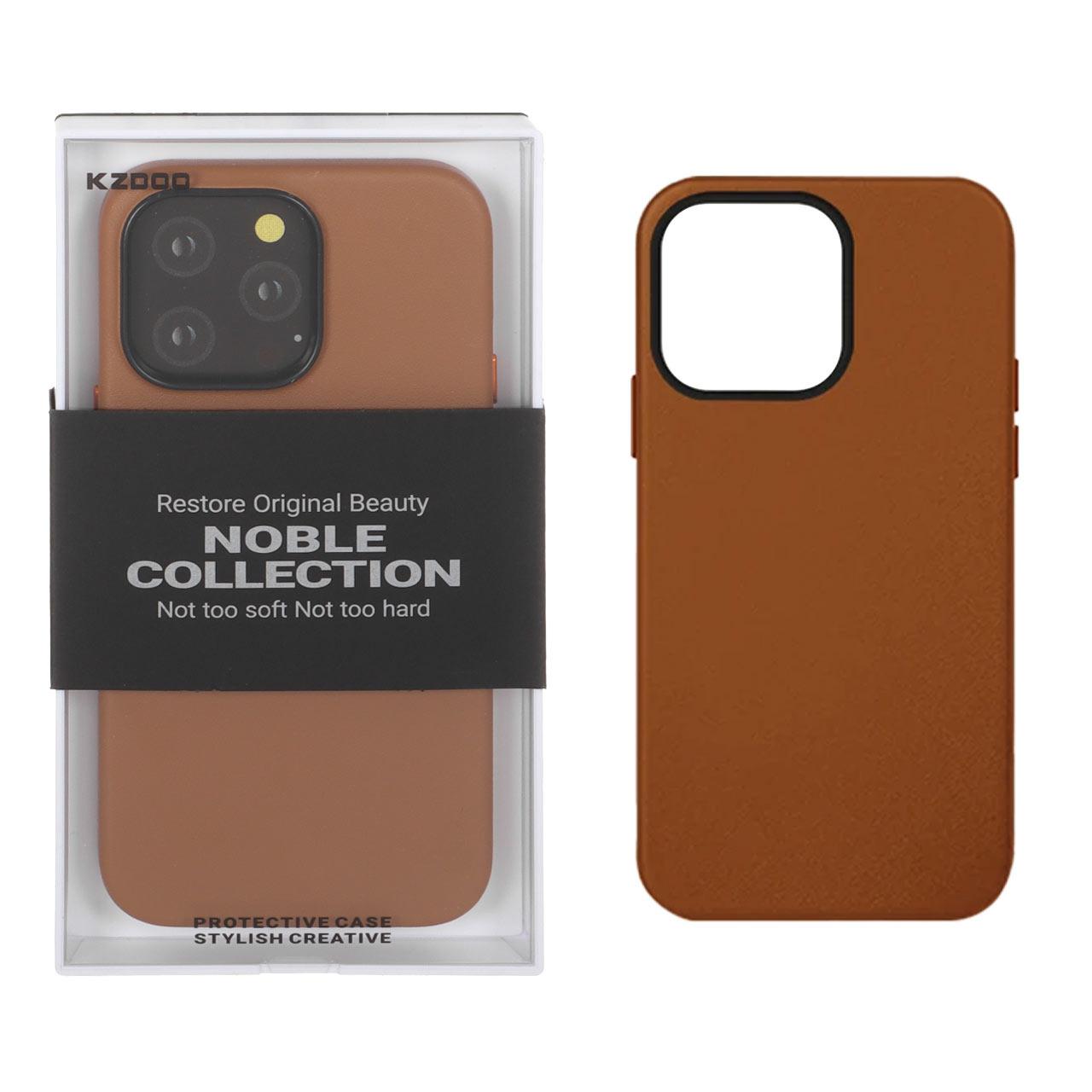 قاب Original KdooNoble آیفون14ProMax قهوه ای