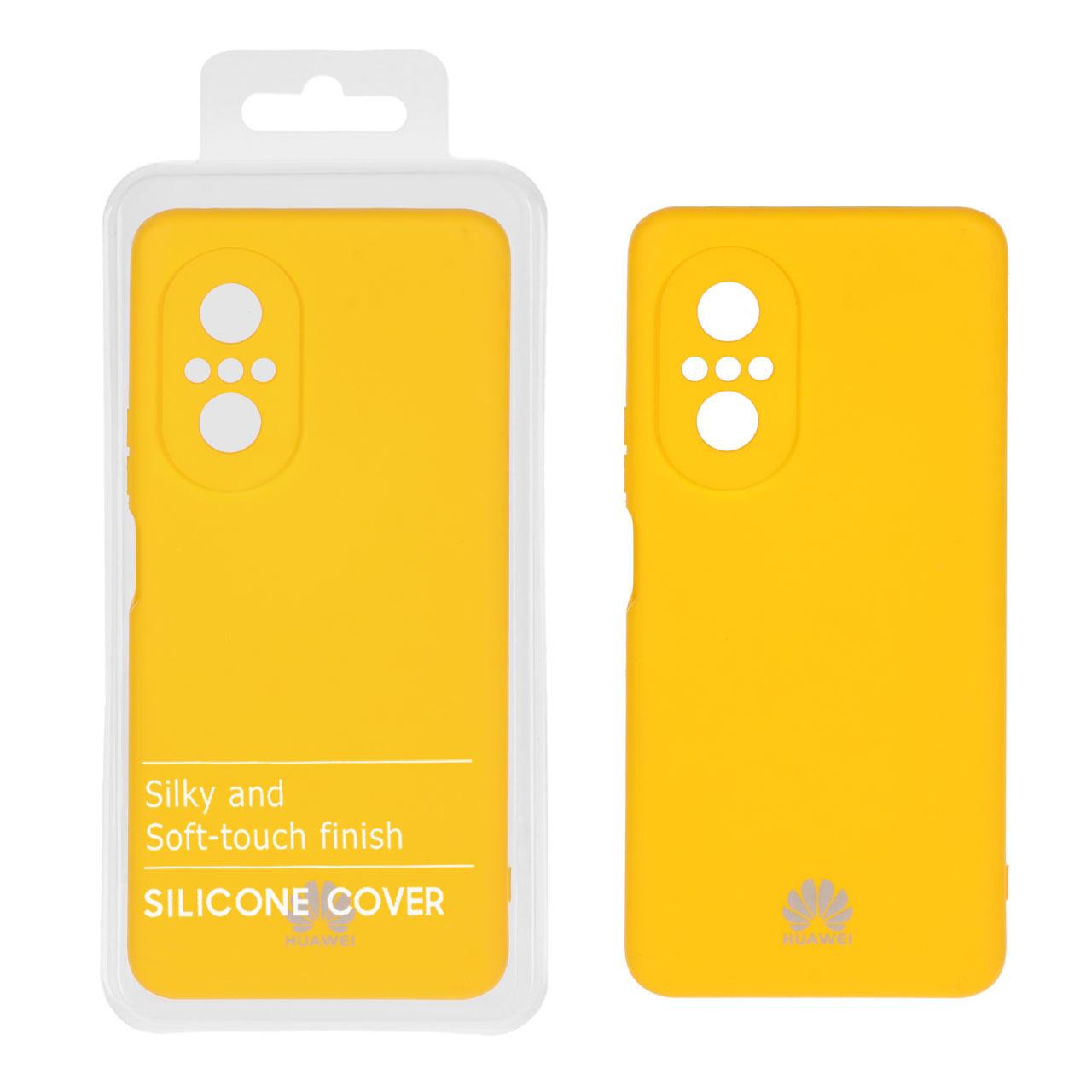 قاب نیو سیلیکون هواویNova9SE زرد