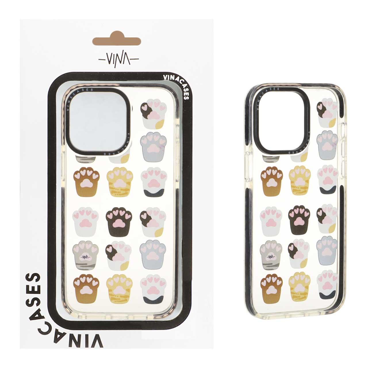 قاب اورجینال Vina شفاف طرح دار آیفون14ProMax