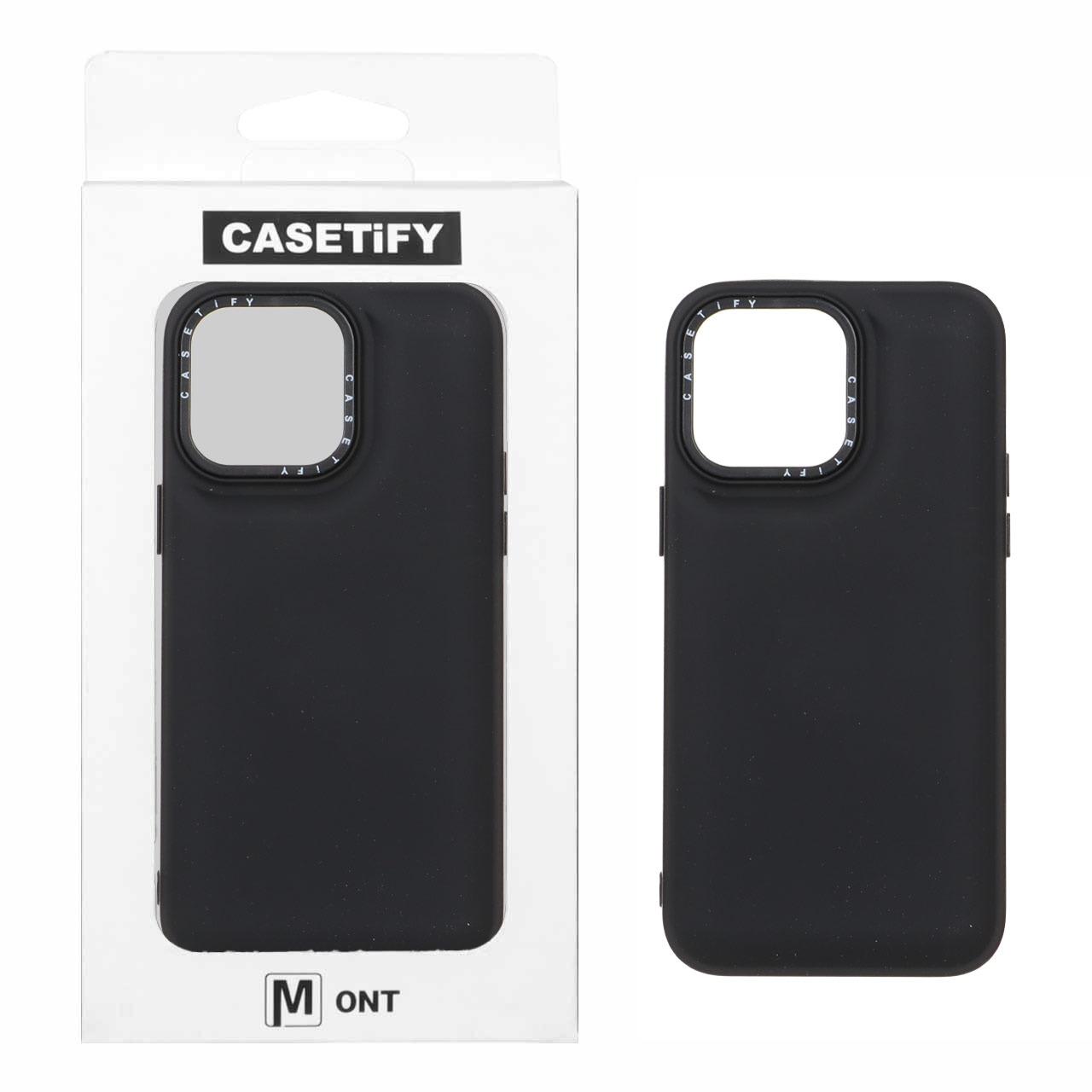 قاب casetify پافر ساده آیفون14ProMax مشکی