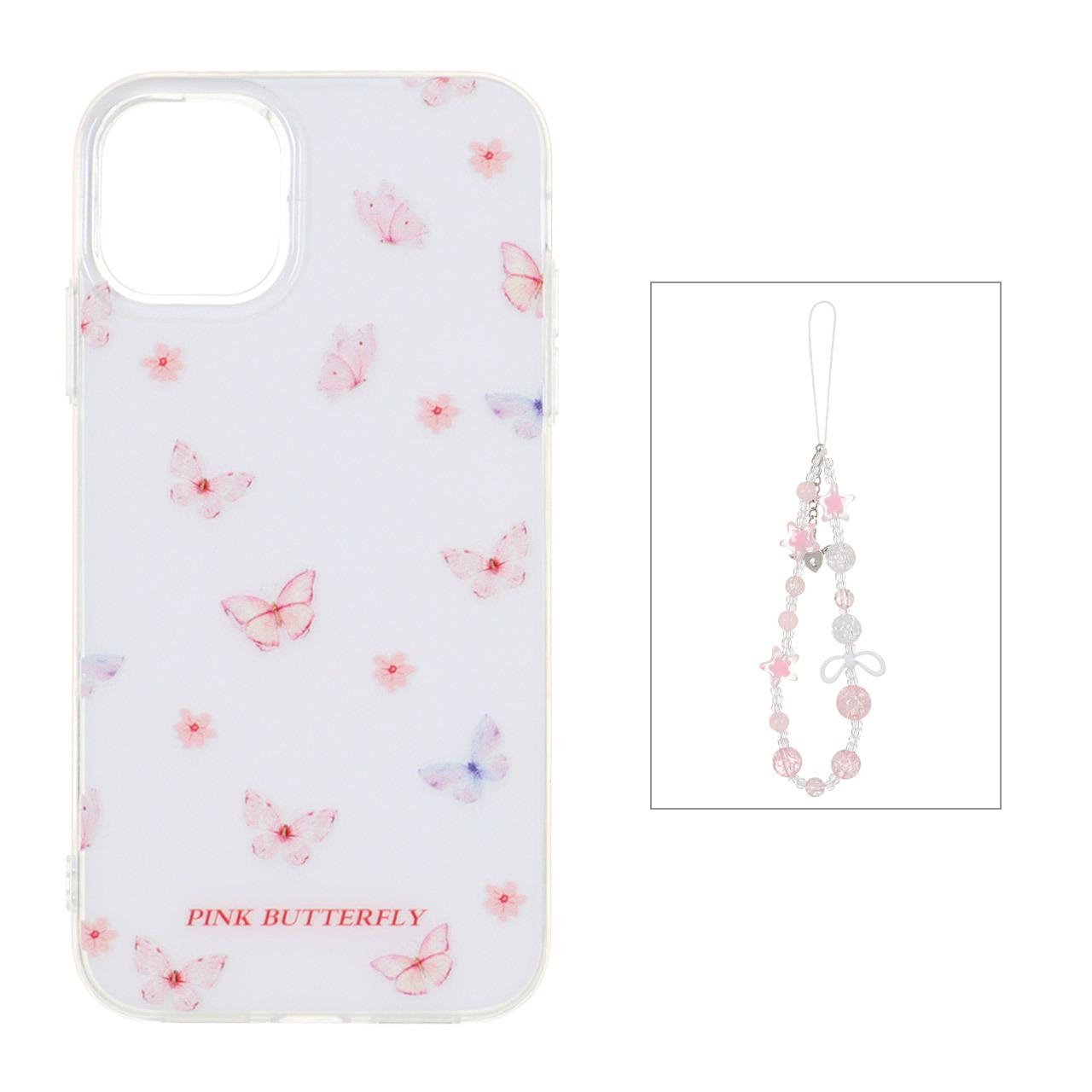 قاب دور ژله ای طرح دار با بند مرواریدی مچی آیفون11