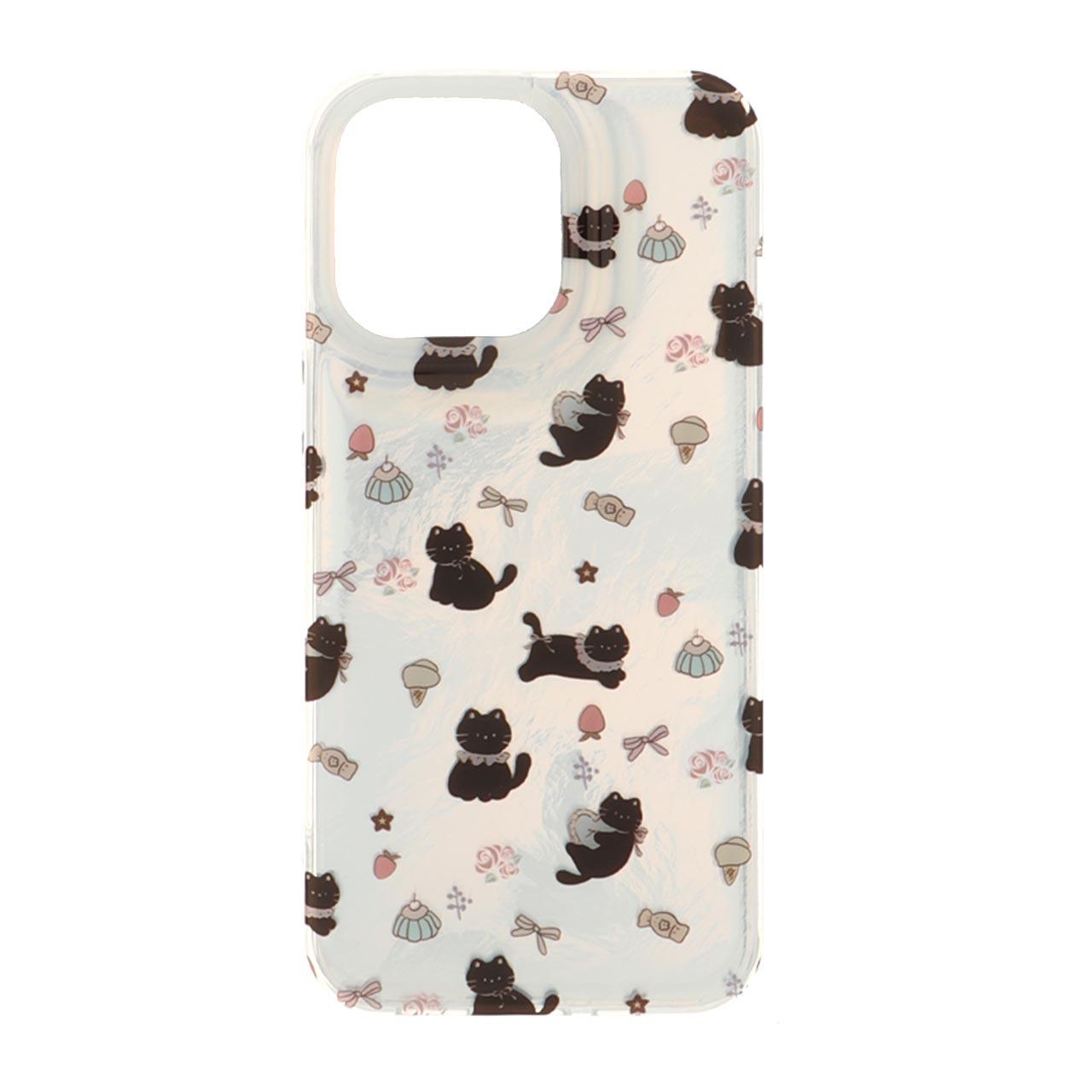 قاب اطلسی دور ژله ای طرح دار آیفون13Pro