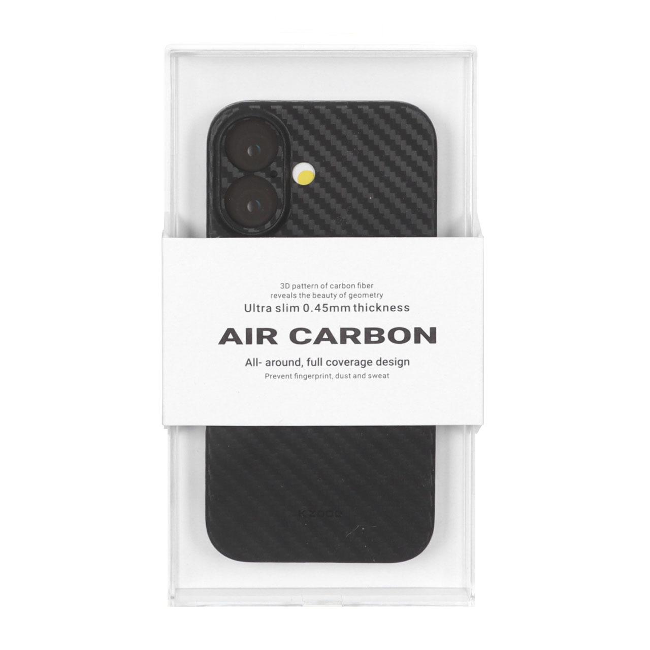 قاب KZDooAir Carbon اورجینال آیفون16 مشکی