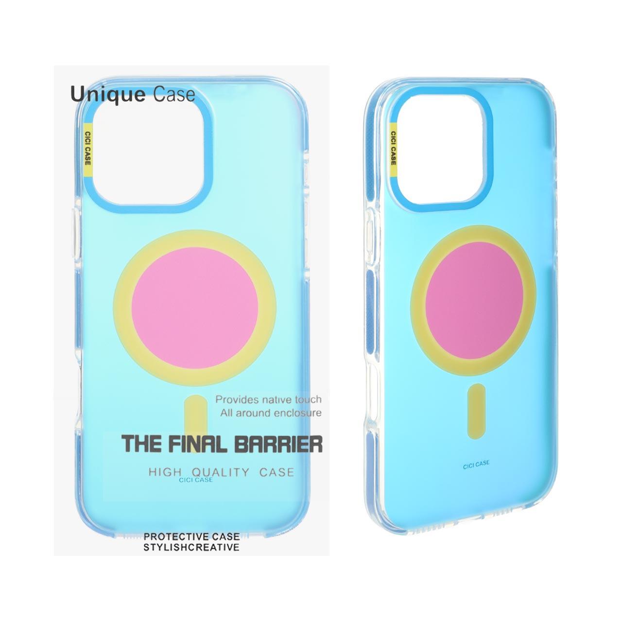 قاب CiCiCase هولوگرامیMagsafe آیفون16ProMax یاسی