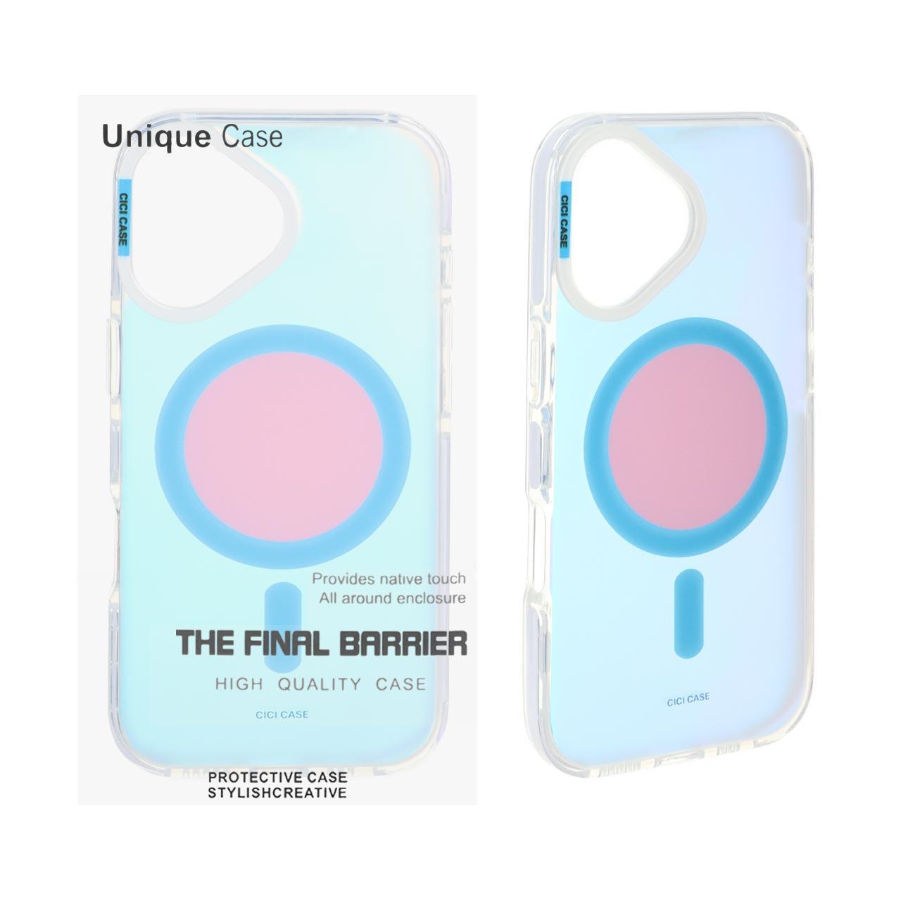 قاب CiCiCase هولوگرامیMagsafe آیفون17 سفید