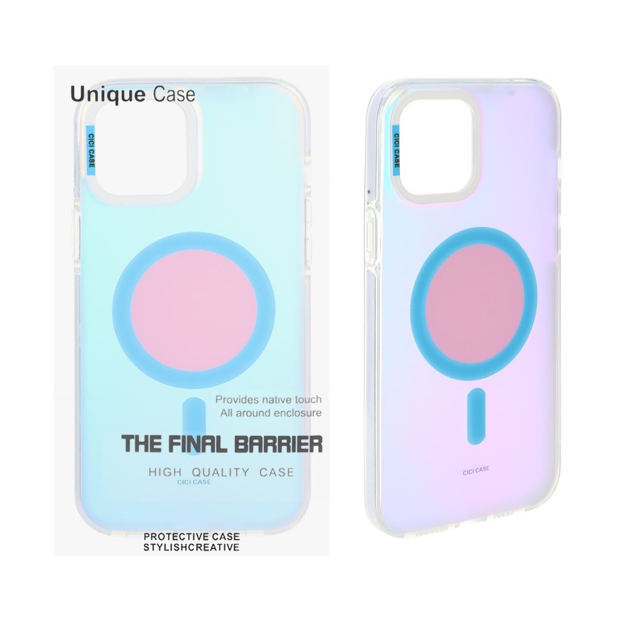 قاب CiCiCase هولوگرامیMagsafe آیفون12ProMax سفید