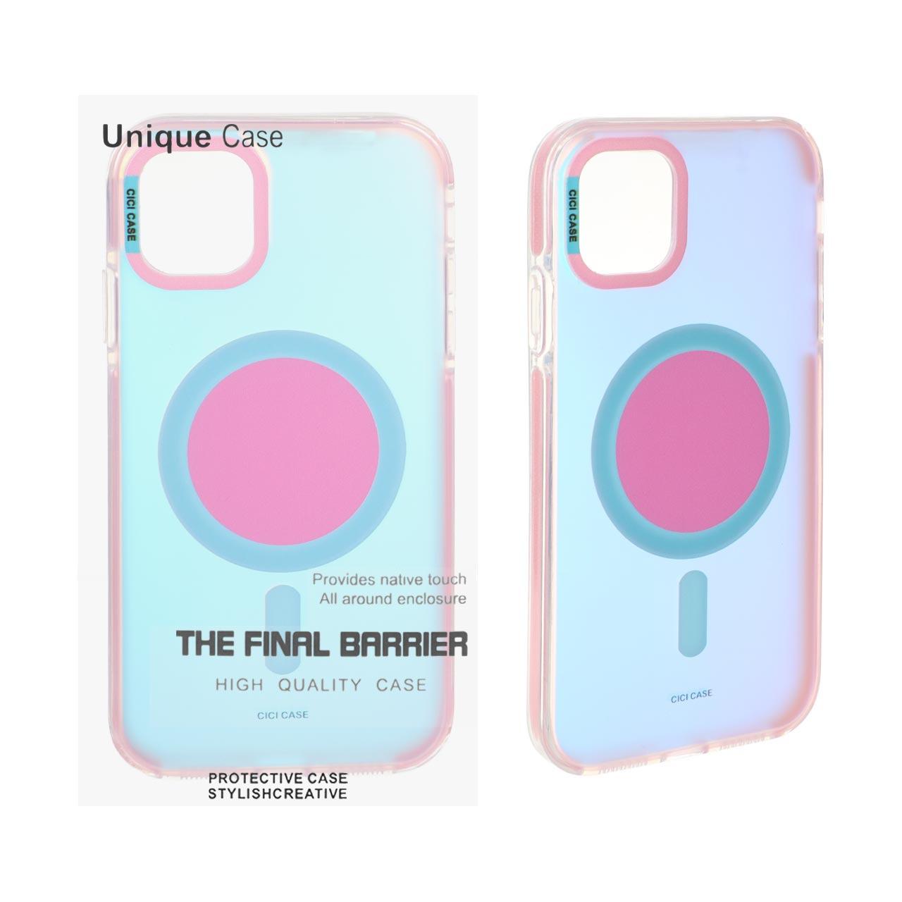 قاب CiCiCase هولوگرامیMagsafe آیفون11 صورتی