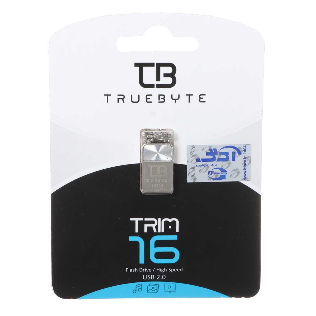 فلش 16GB USB2 TRUEBYTE TRIM نقره ای
